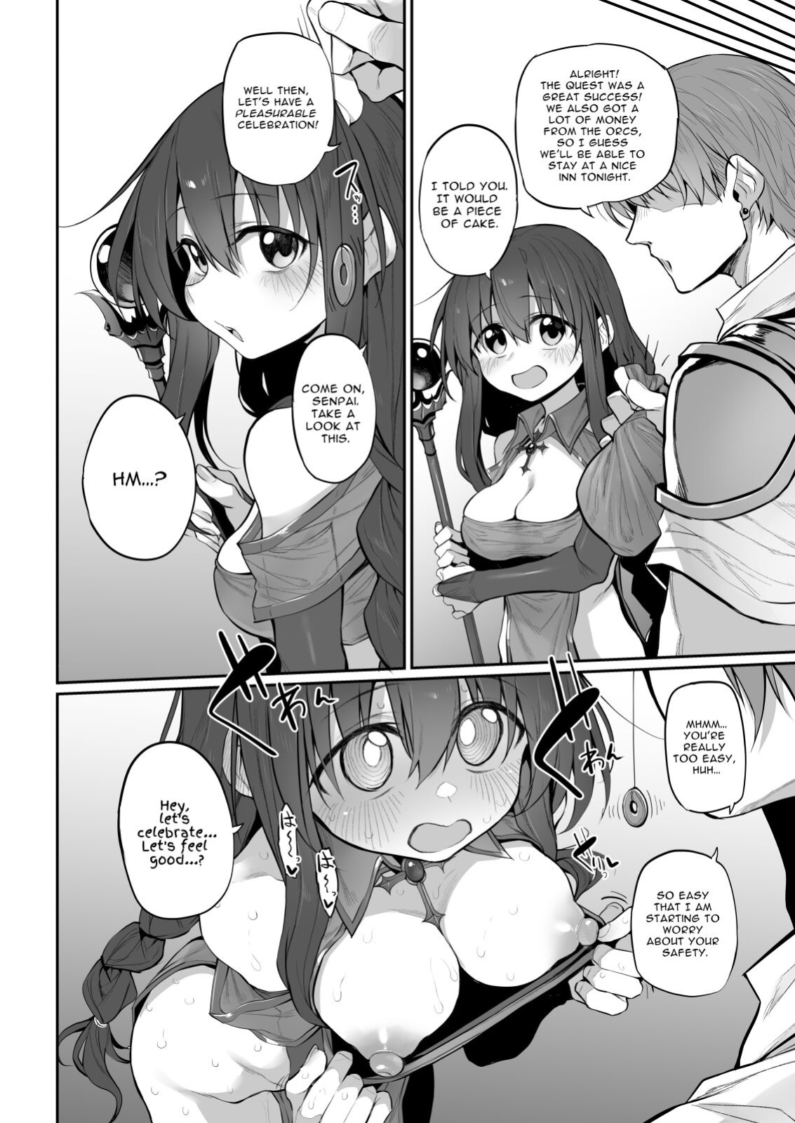[Marked-Two (Suga Hideo)] Hipunoshisutorabera ～Namaiki Onna Majutsushi Saimin Taisei 0 de Kairaku Ochi～ | Hypnosis Traveler ~impertinent mage with 0 hypnosis resistance gets pleasure corrupted~