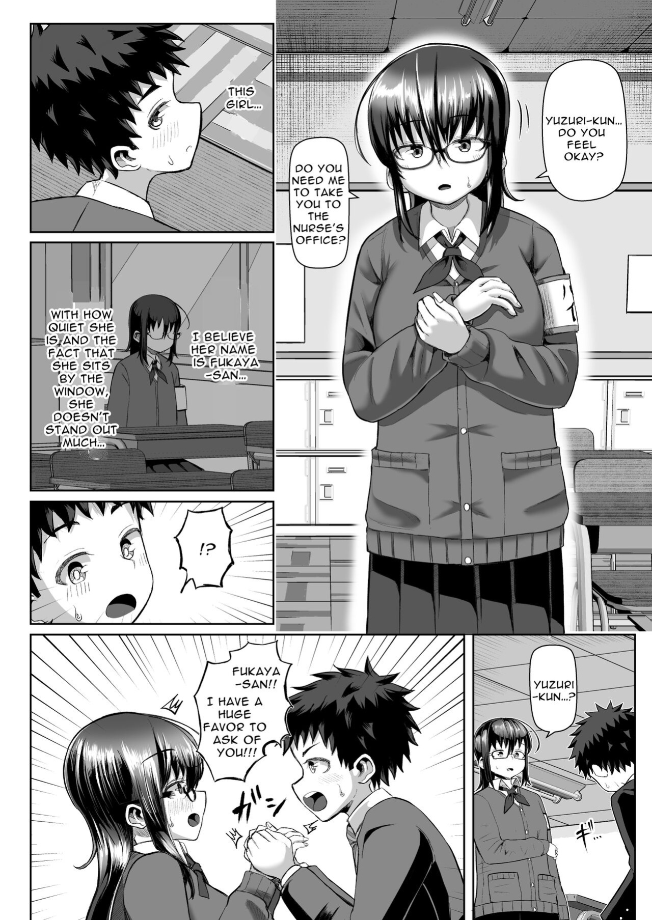 [moriya (tenkomori)] Paizuri iin no 2-ri ga boku o toriau!!? | Two Titty Fuck Committee Members Fight Over Me!!? [Fyuriostranslations]