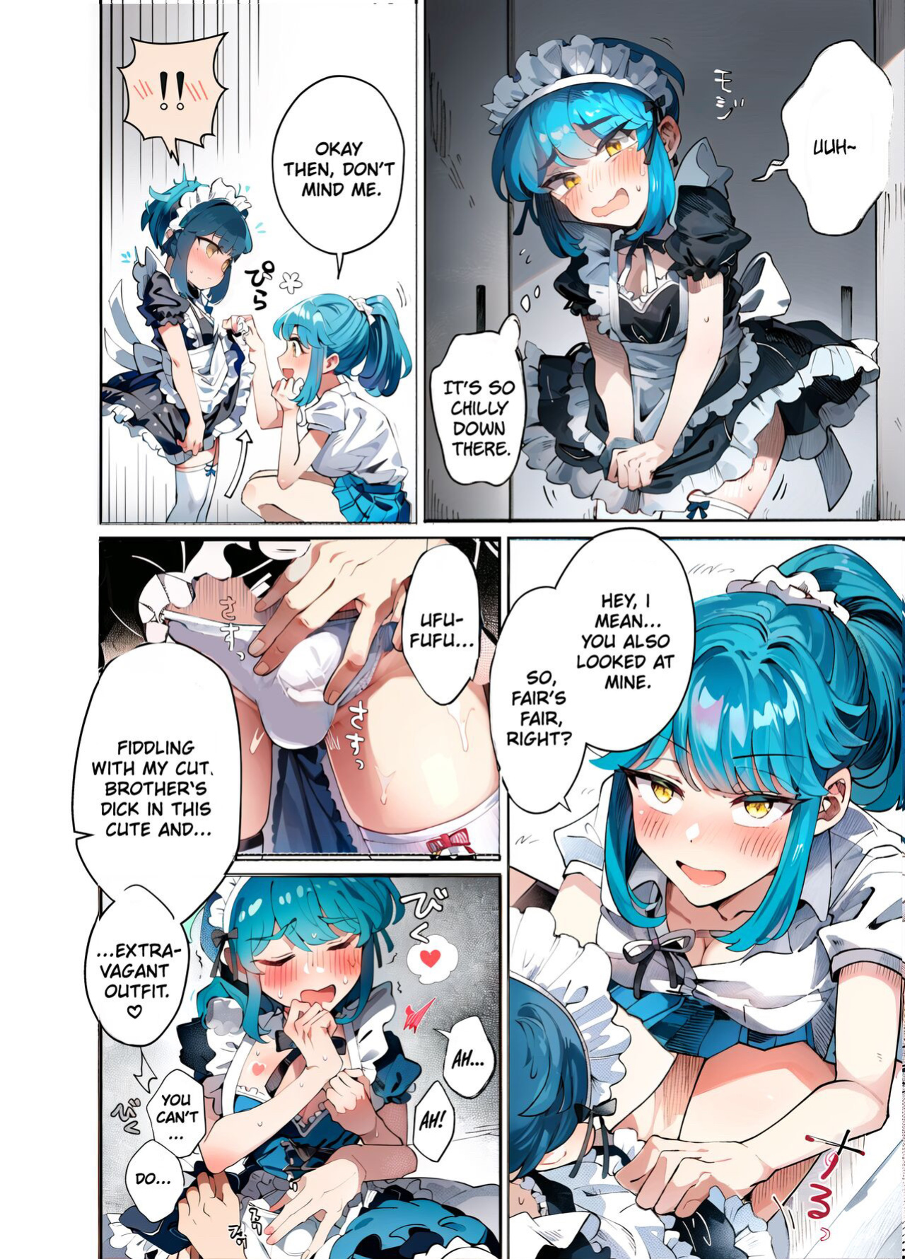 [blue lung] Uchi no Aneki wa Kyokon desu | My Well-Hung Older Sister [AI-Coloring]