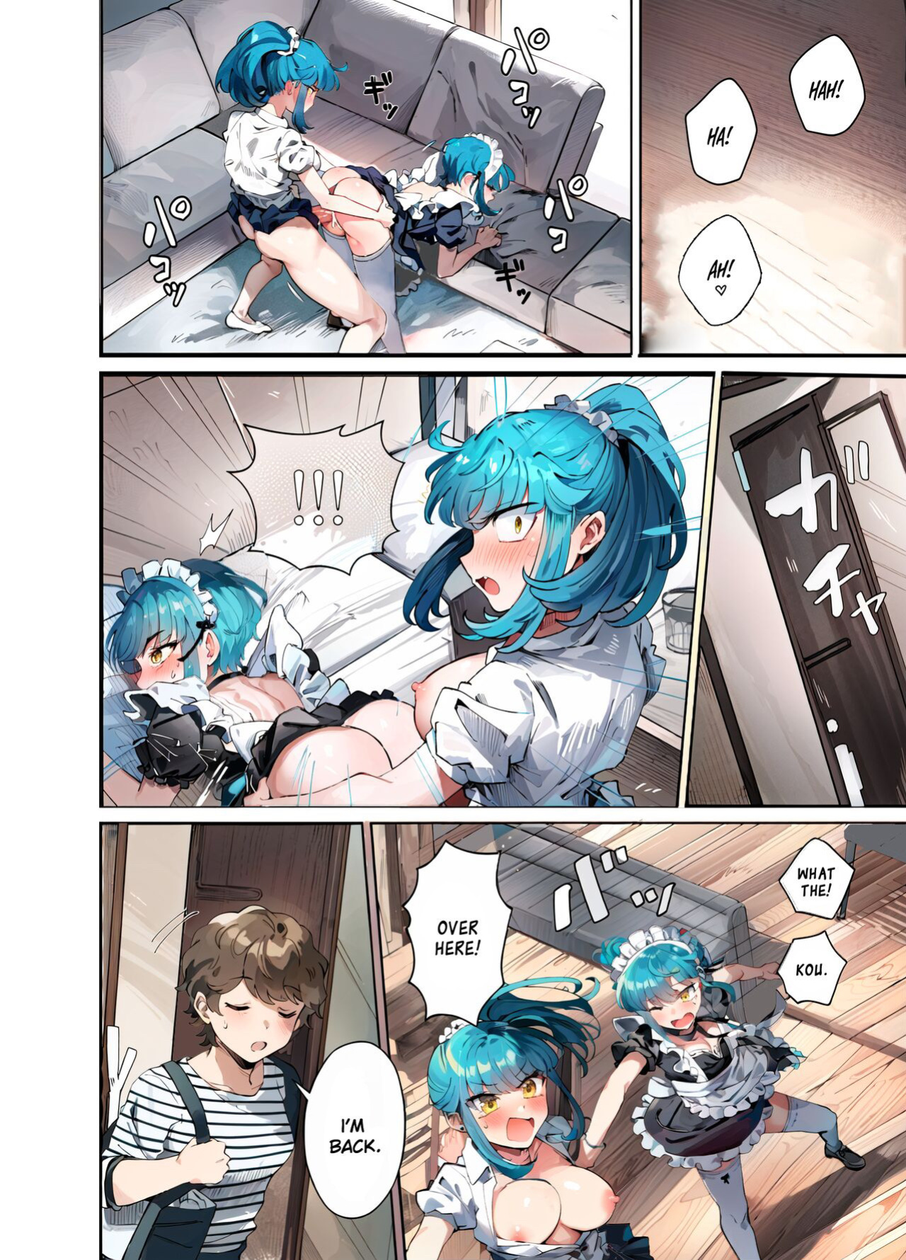 [blue lung] Uchi no Aneki wa Kyokon desu | My Well-Hung Older Sister [AI-Coloring]