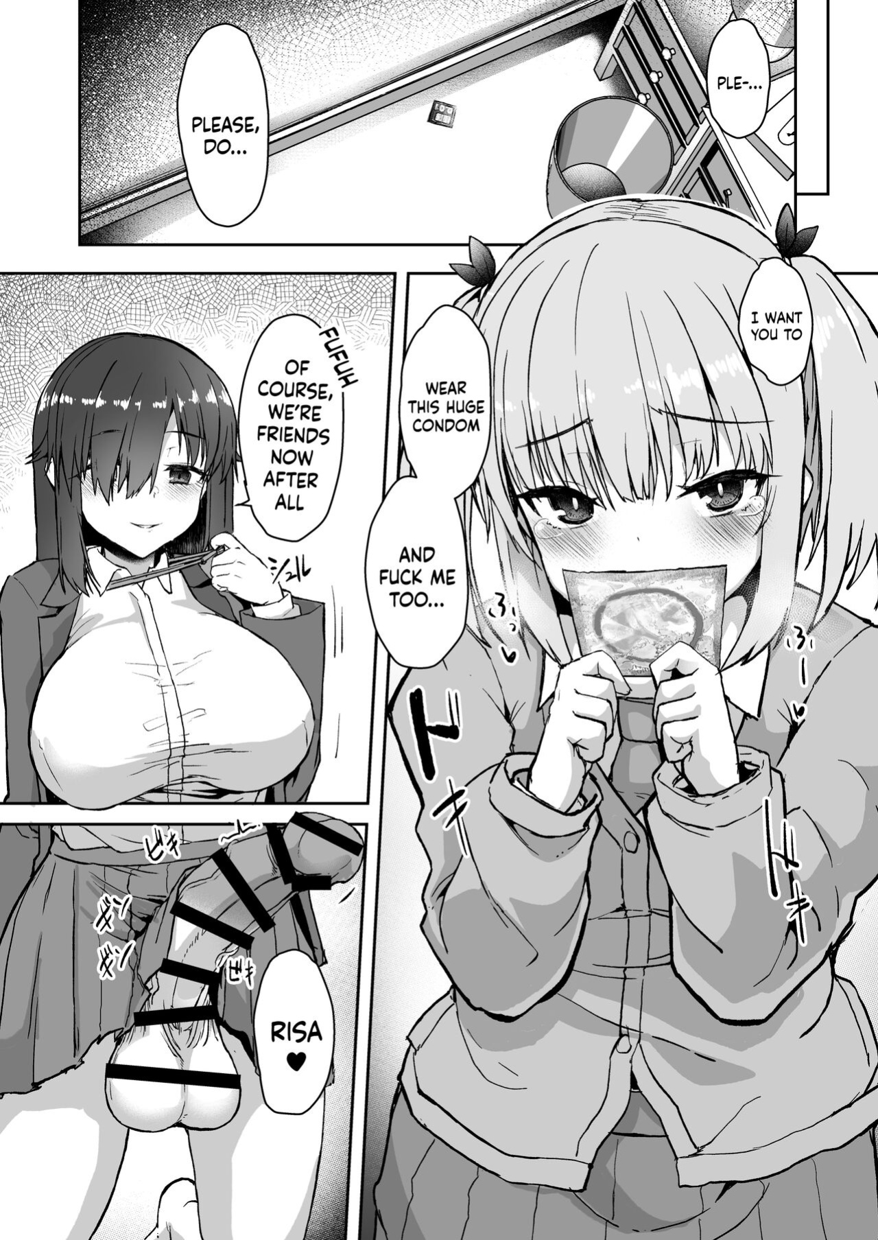 [Contamination (eigetu)] Futa Musume ni Itazura Shicha Ikemasen -Amagi Risa Hen-