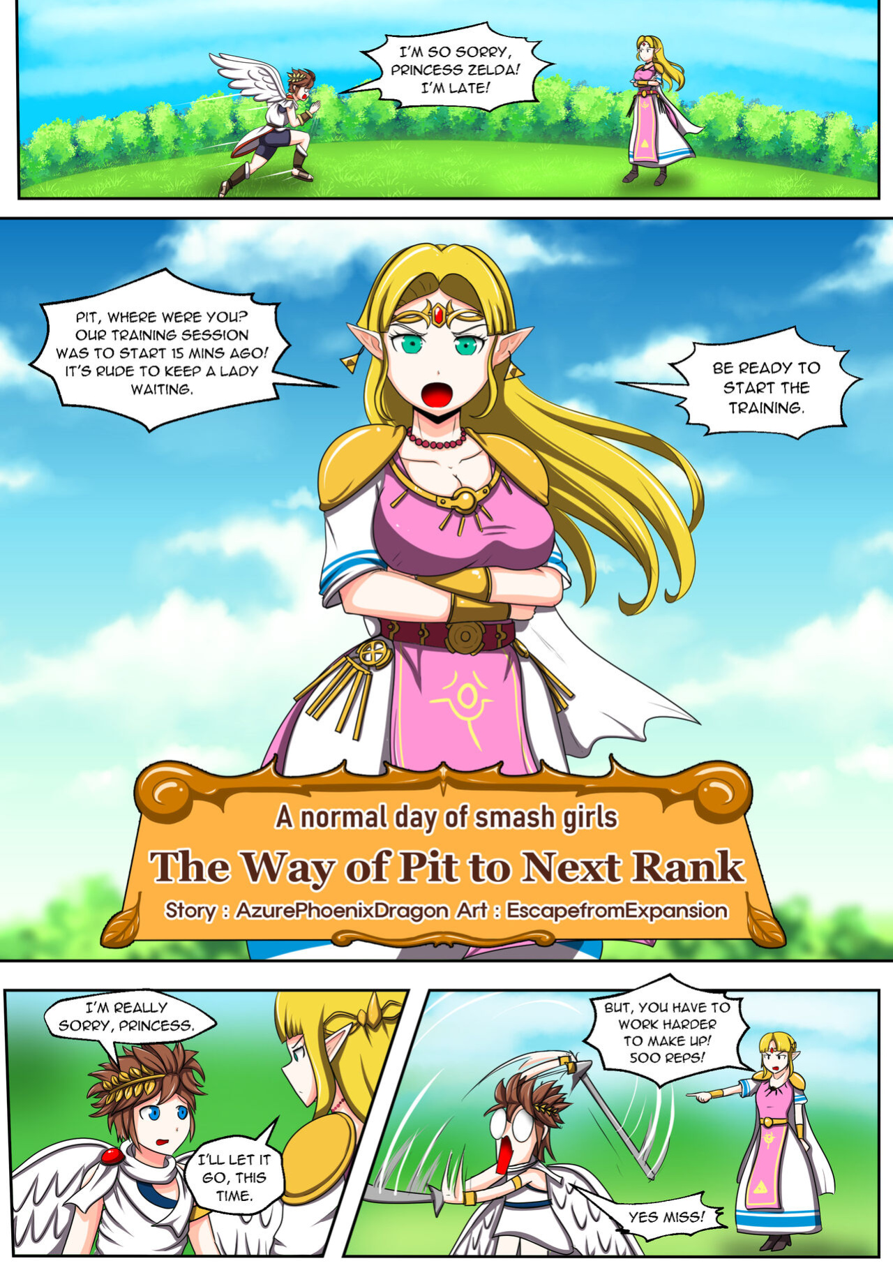 A Normal Day of Smash Girls by AzurePheonixDragon Art by EscapefromExpansion