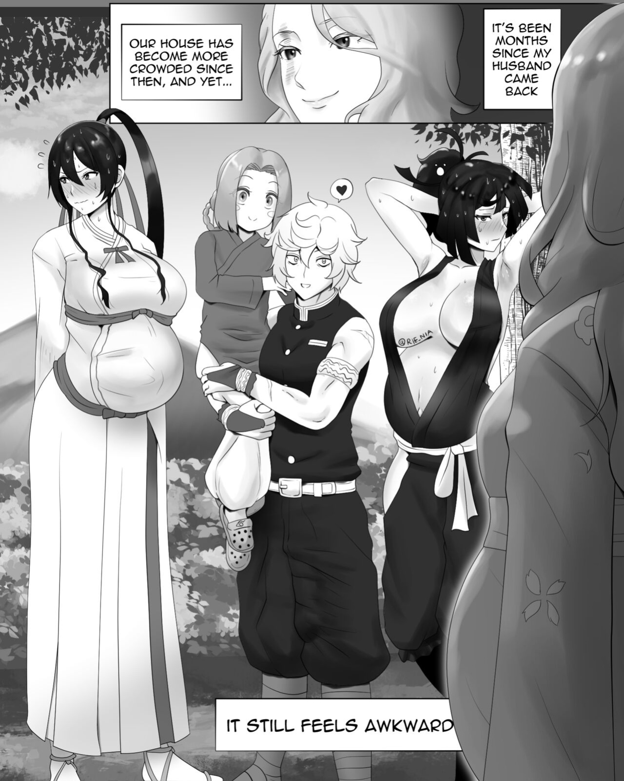[rienia] Gabimaru ga Arata na Tsuma-tachi o Te ni Ireru | Gabimaru Getting New Wives (Hell's Paradise: Jigokuraku)