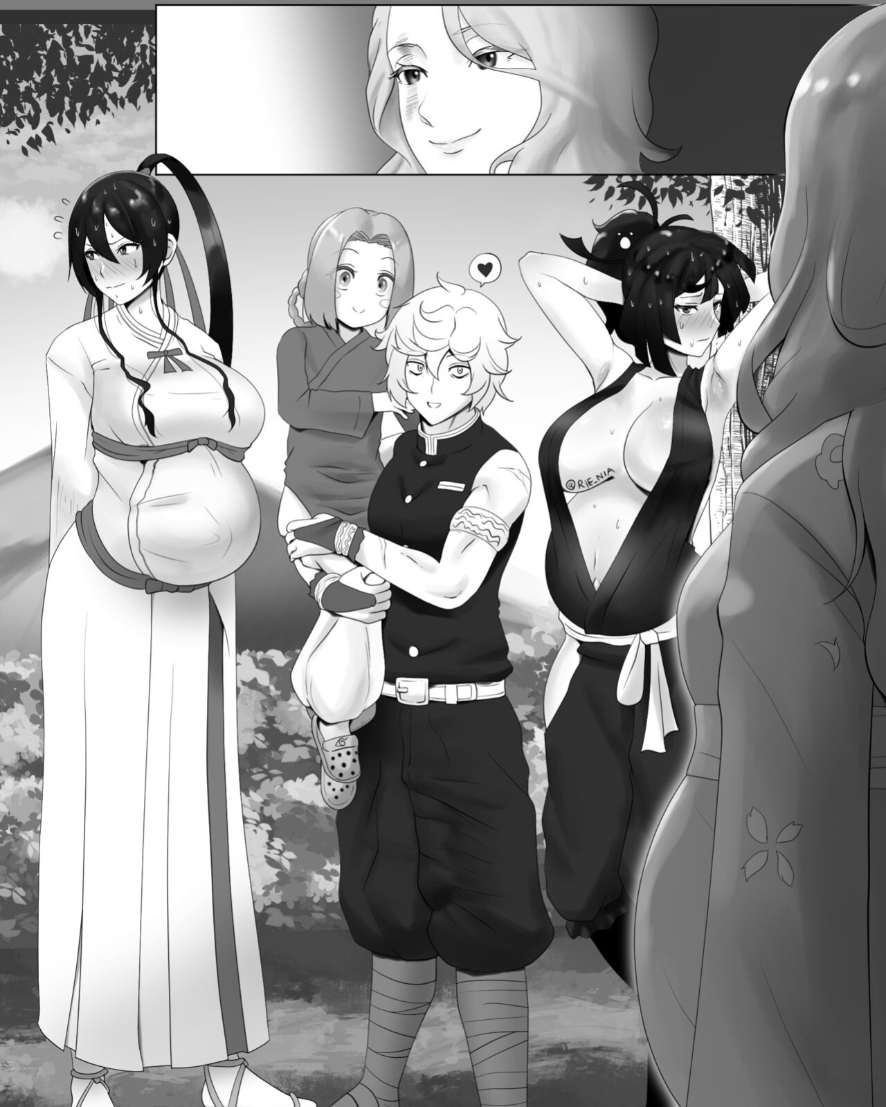 [rienia] Gabimaru ga Arata na Tsuma-tachi o Te ni Ireru | Gabimaru Getting New Wives (Hell's Paradise: Jigokuraku)