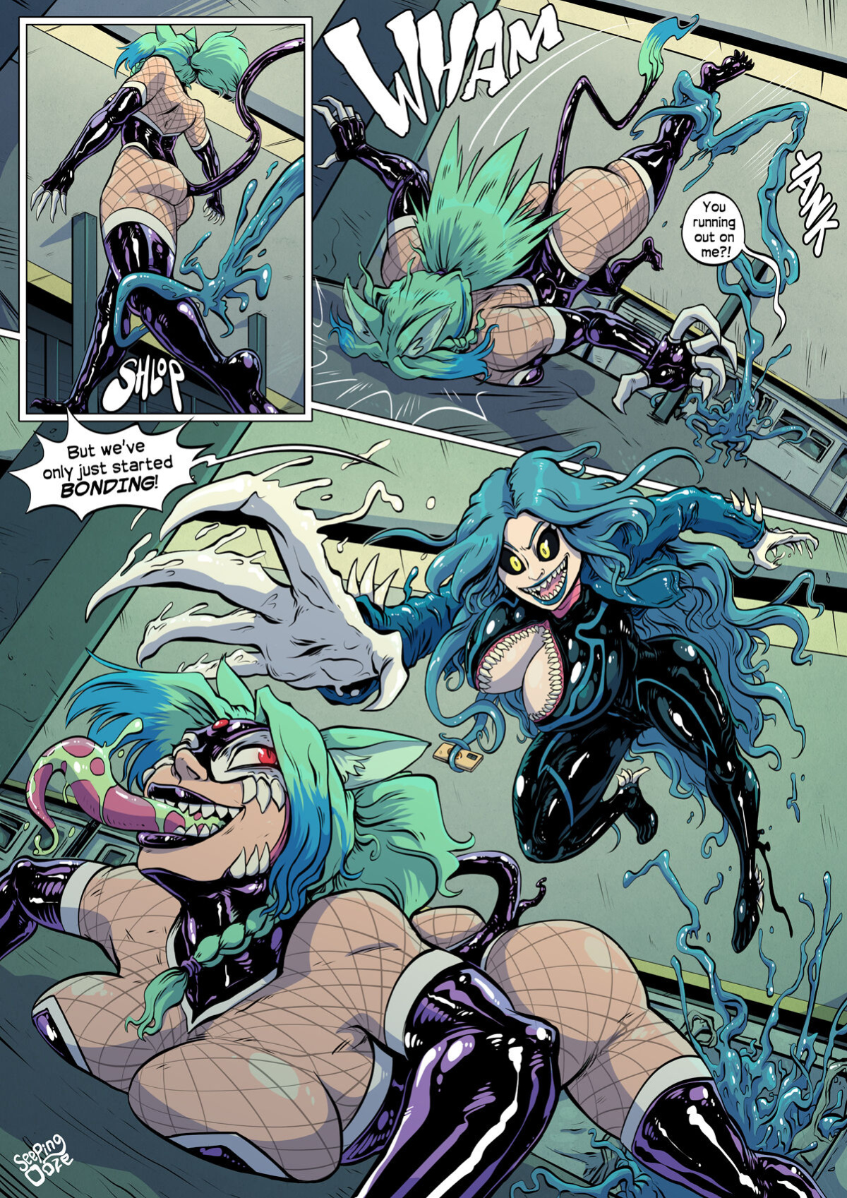 [Seeping Ooze] Symbiote Catgirl