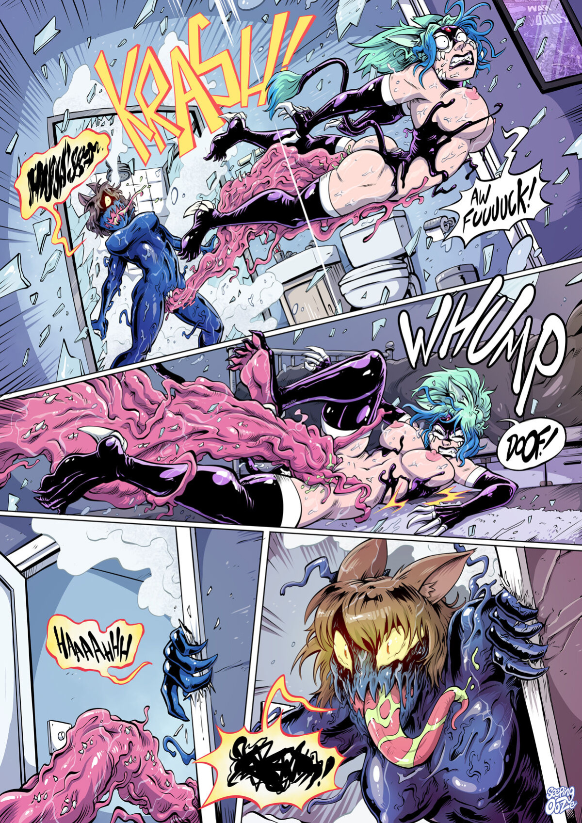 [Seeping Ooze] Symbiote Catgirl
