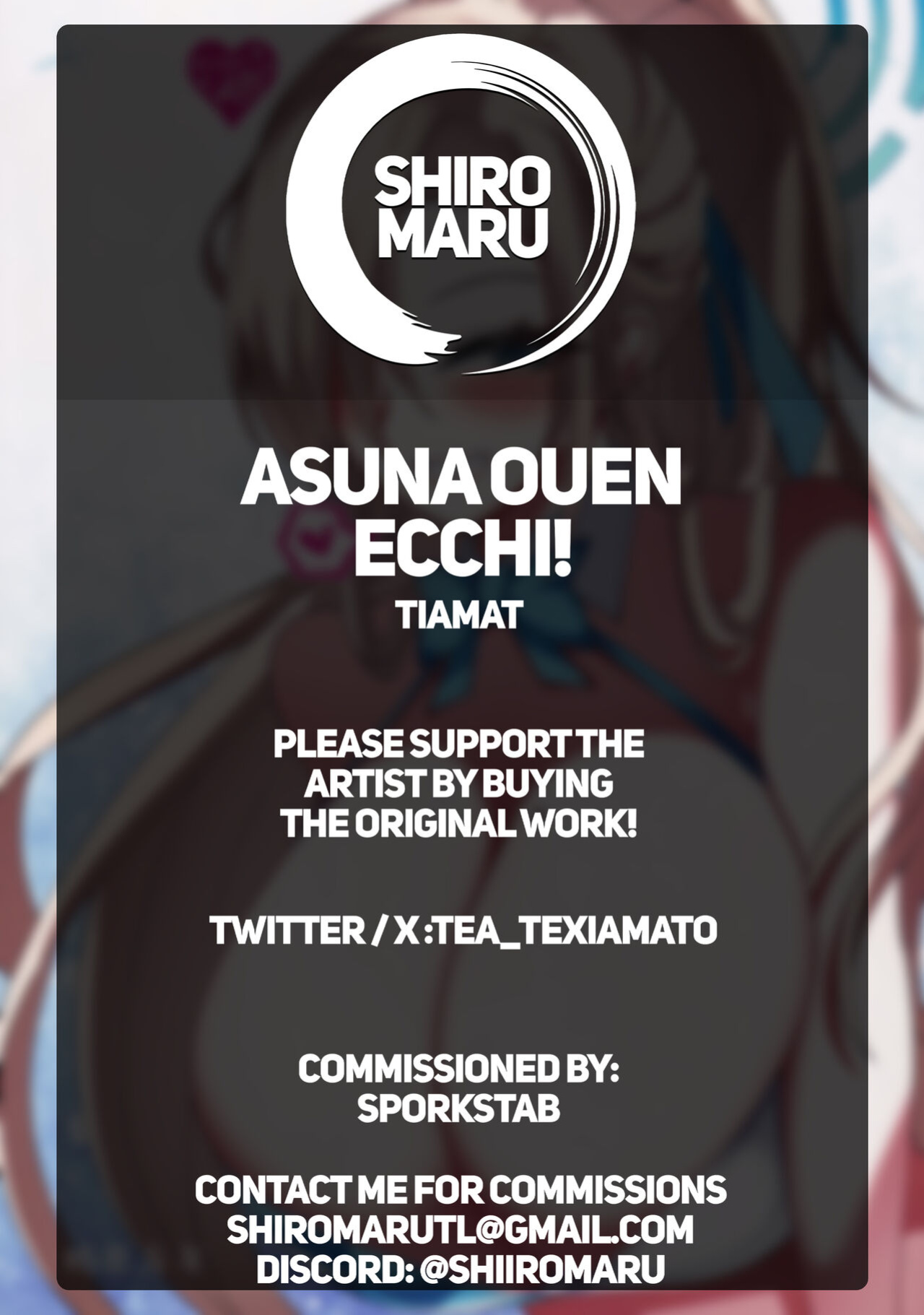 (C101) [Momokuri Mannen (Tiamat)] Asuna Ouen Ecchi! | Asuna's Cheer-On SEX! (Blue Archive) [Shiromaru]