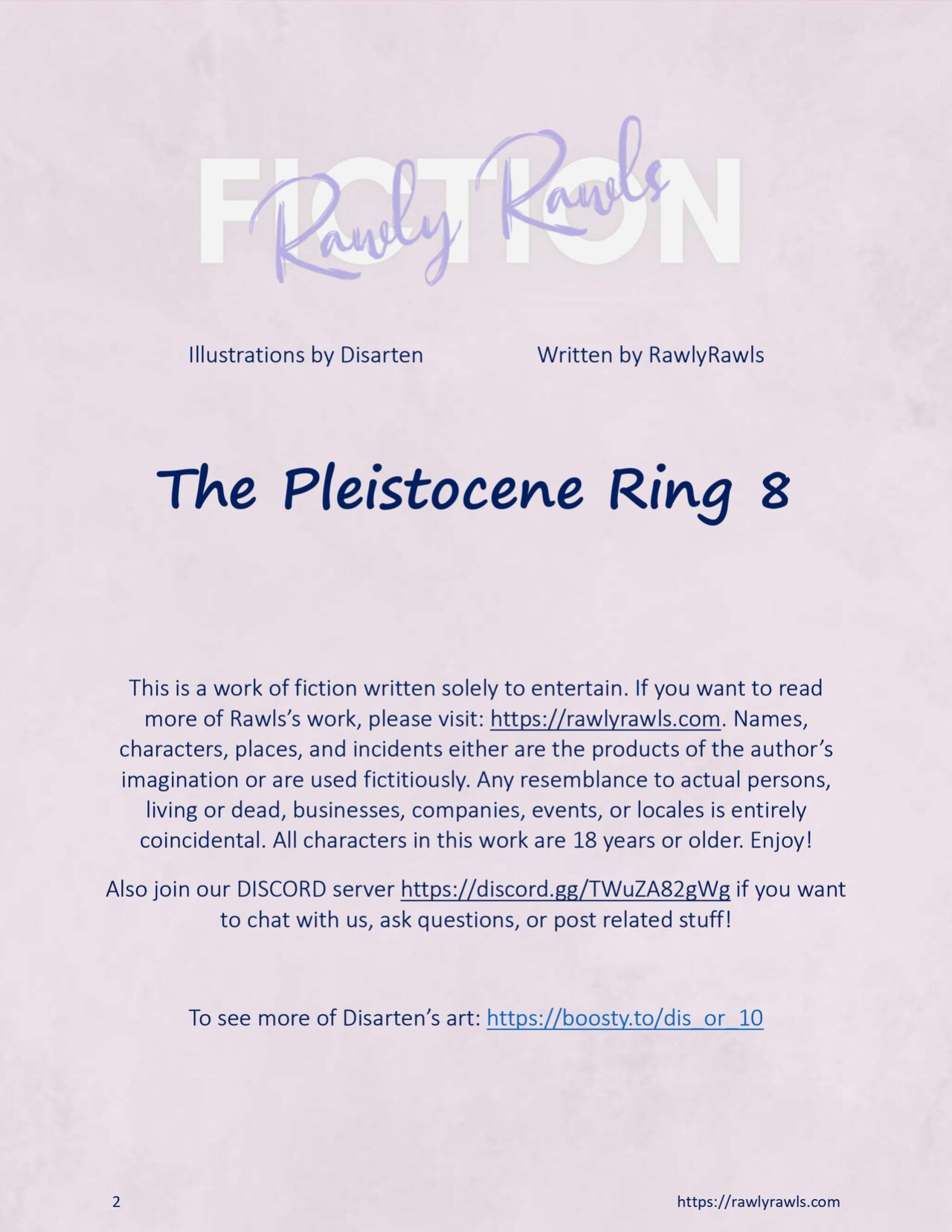 [Disarten and RawlyRawls] The Pleistocene Ring 8
