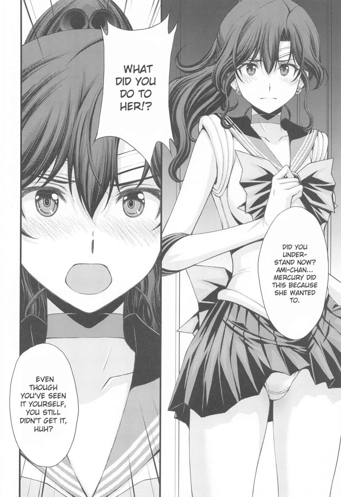 (C103) [Secret Society M (Kitahara Aki)] Chin Make Mako-chan with Ami-chan (Bishoujo Senshi Sailor Moon) [Gagak_Ireng]