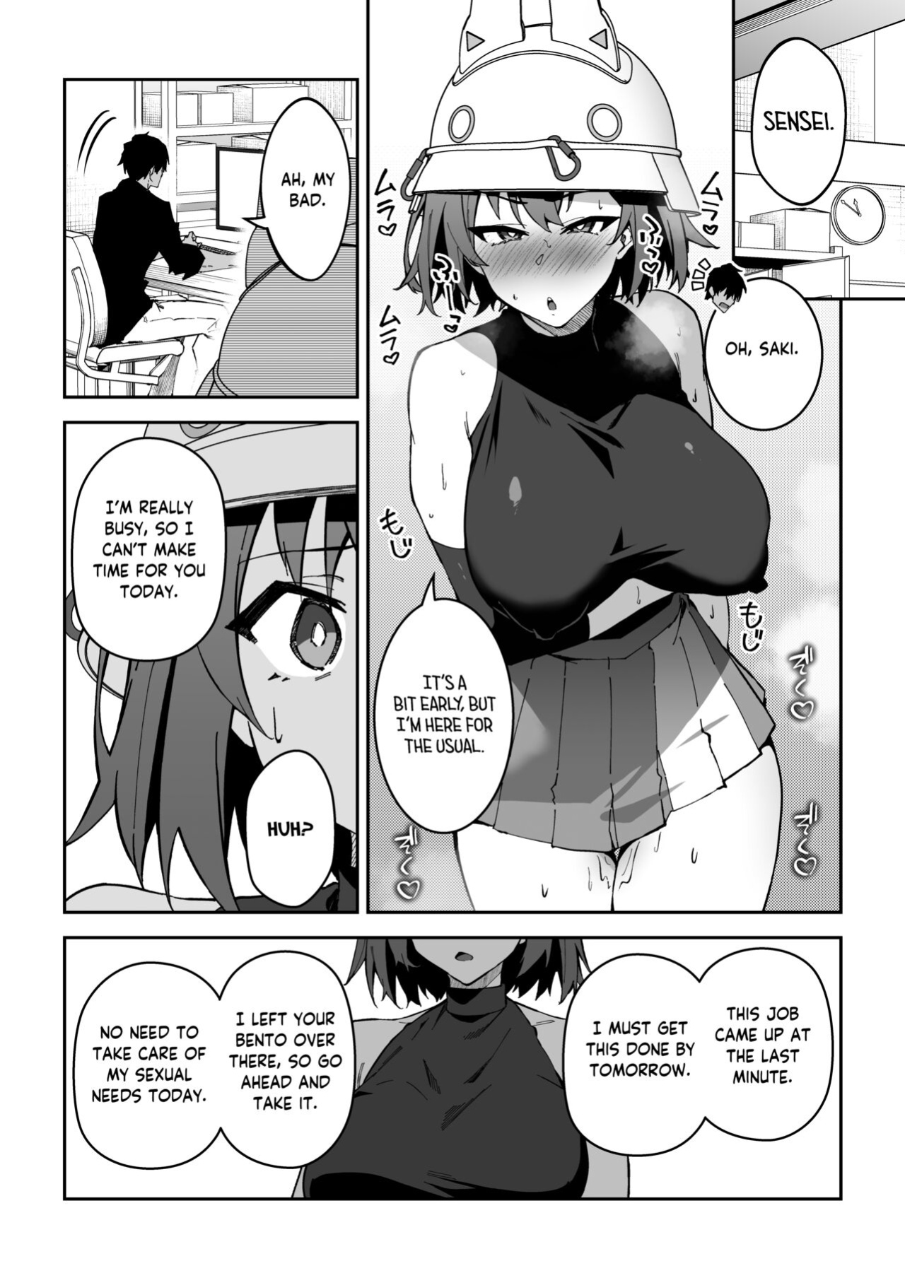 [Syunichi Kansuu (Syunichi)] Yokujou Usagi no Shokushou Choutatsu Sakusen | Lusty rabbit's mission to secure food supply (Blue Archive) [Tea Party Scans]
