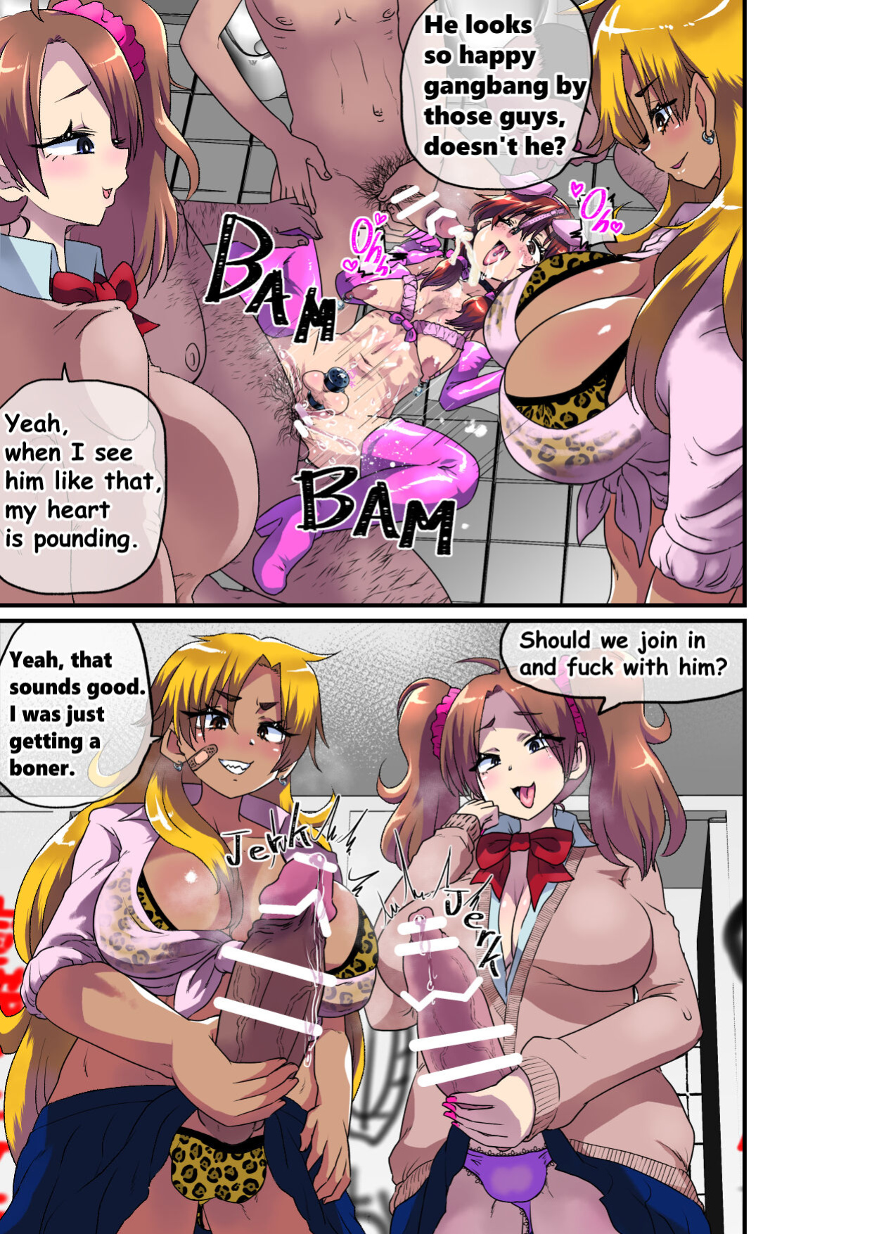 [Nikuyakitei (Nikuyaki)] Ore ga Mesu Ochi Shite Kyokon Futanari Gyaru-tachi no Seishori-you Chinpo Ana ni Choukyou Sarete Shimatta Ken. | I Ended Up Being Transformed Into The Sissy Slave Of The Big-Cocked Futanari Girls.