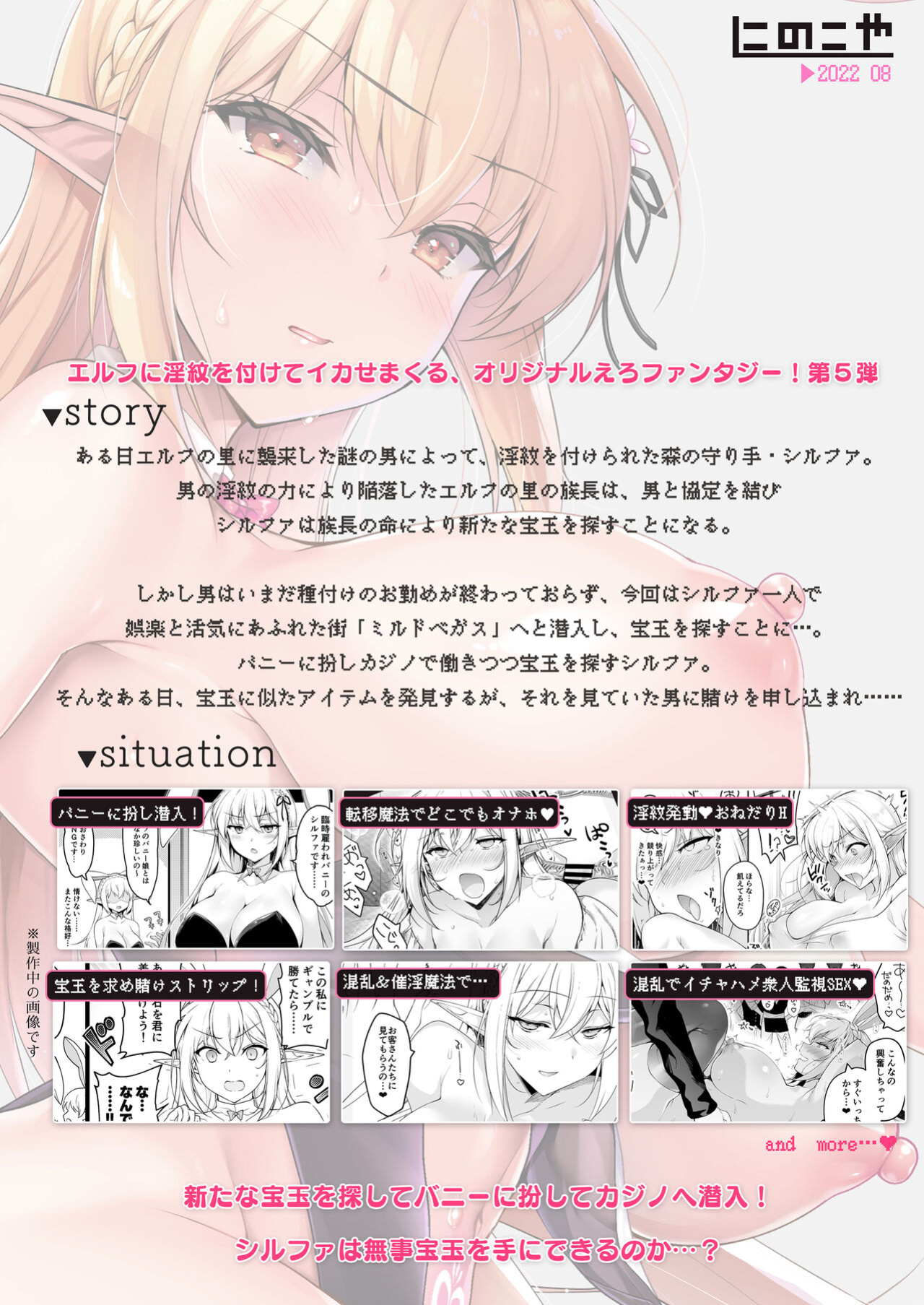 [Ninokoya (Ninoko)] Elf ni Inmon o Tsukeru Hon LEVEL:5 [biribiri]