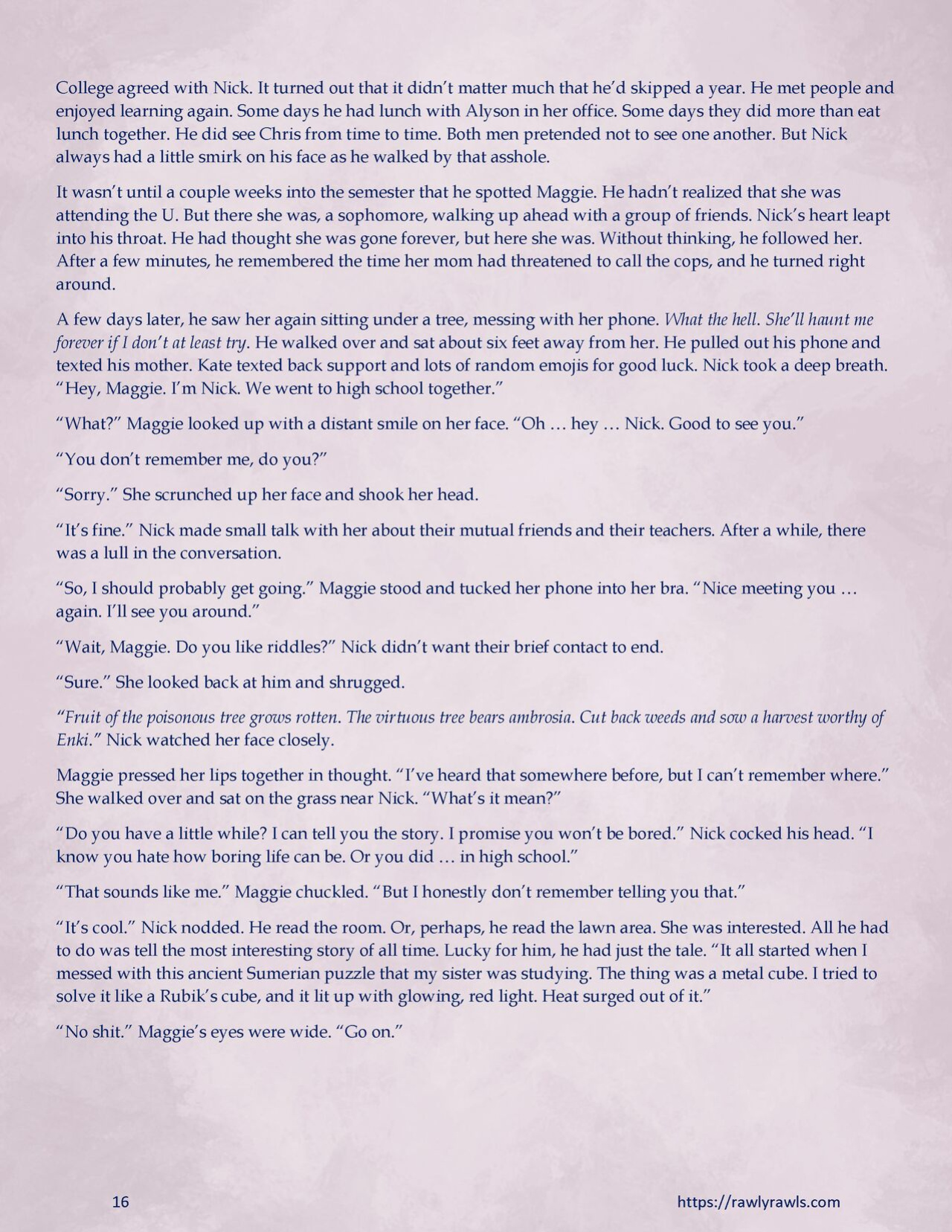 Enki's Puzzle [TenderMindd , RawlyRawls] - 33 - English
