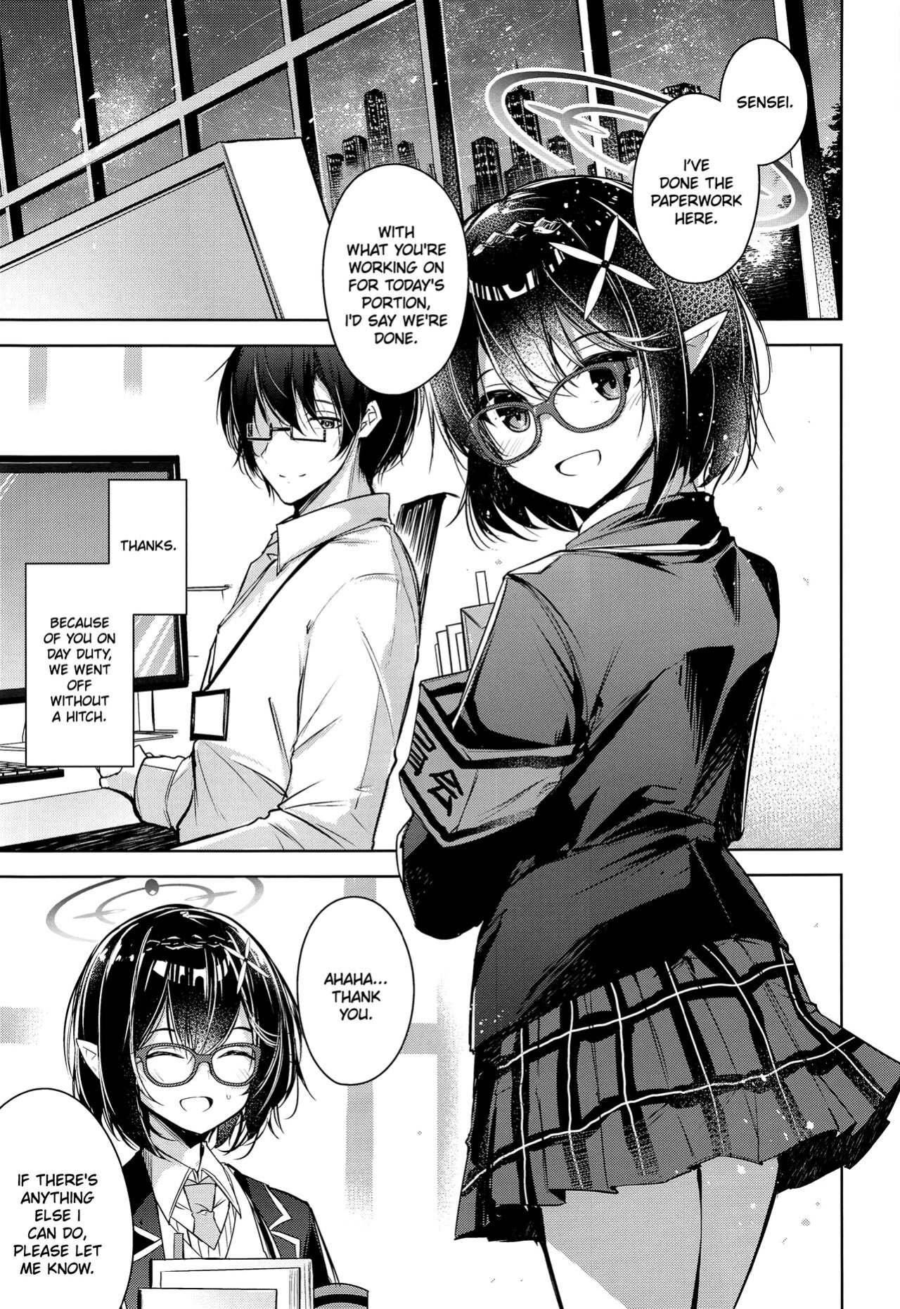 (Sensei no Archive 10) [Midorineko (Midori)] Warui Ko (Blue Archive) [DAJI's TLs]