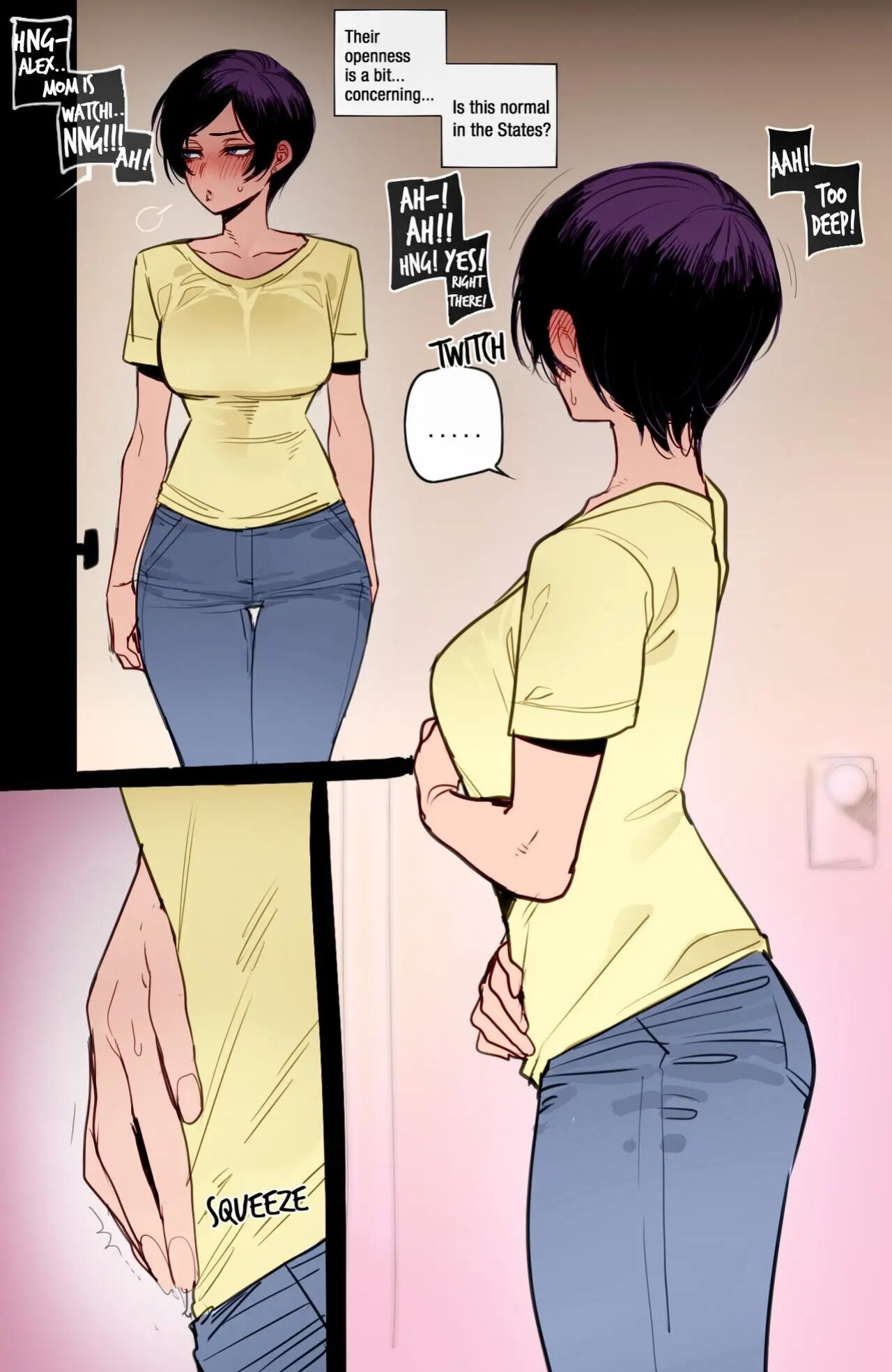 Korean Girl in America + Mother and Daughter BBC Corruption [Color + B&W] [Ratatatat74]