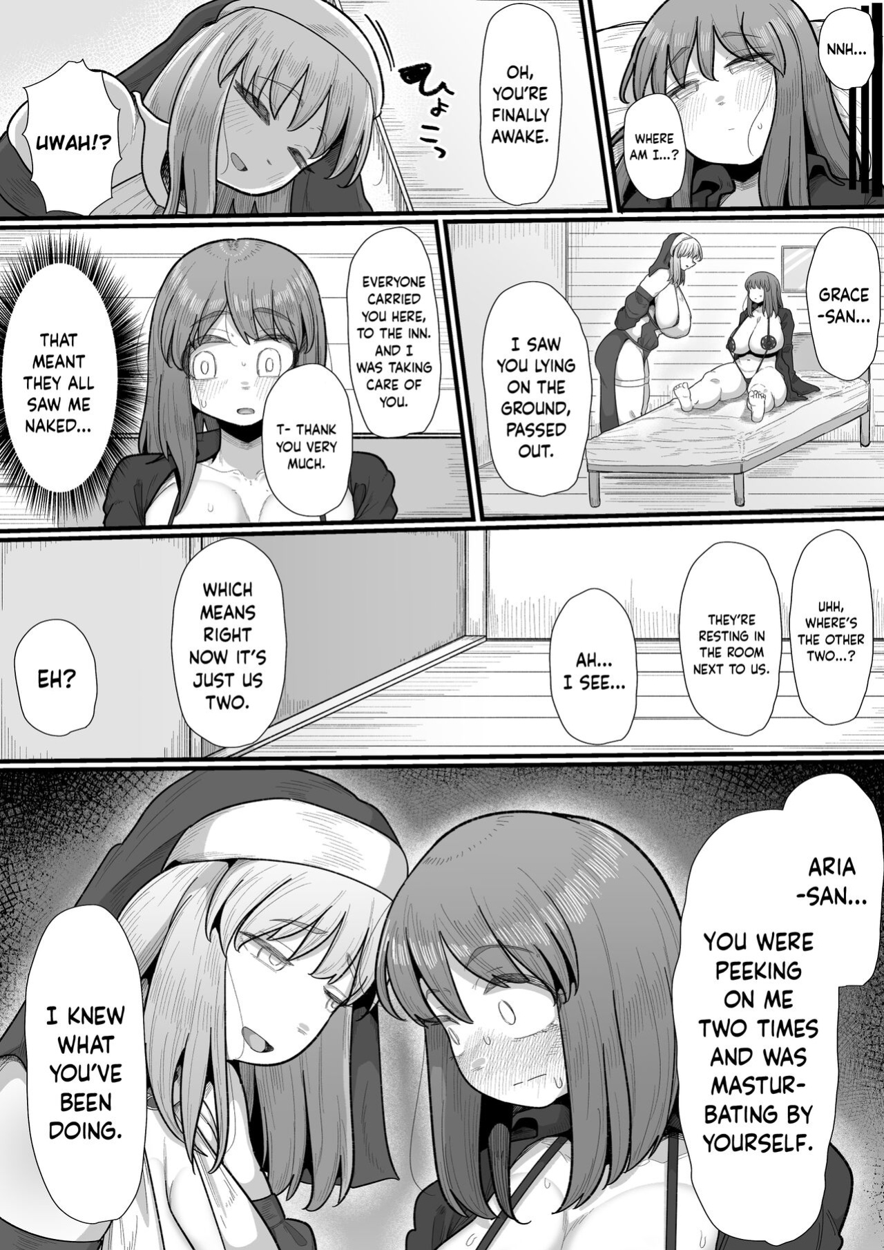 [Ebi no Implant (Shrimp Cake)] Onna Boukensha × Futanari, Nani mo Okoranai Hazu ga Naku… [Keeez Translations]