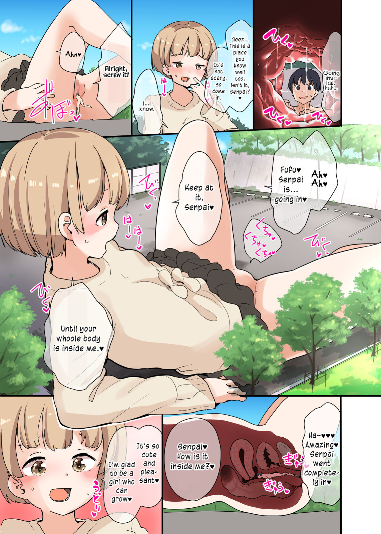 [Fuyuno Mikan] Kyodaika Kanojo to Hajimete no Kyodaika Play | First Giant Play Experience with my Enlarged Girlfriend