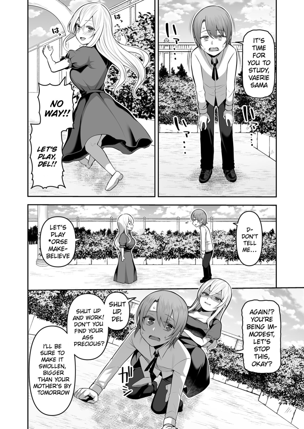 [Kayumidome] Valerie Monogatari ~Oujo-sama wa Yaritai Houdai!?~ Ch1/ The Story of Valerie ~The Queen Gets To Fuck As Much As She Wants!~ Ch.1