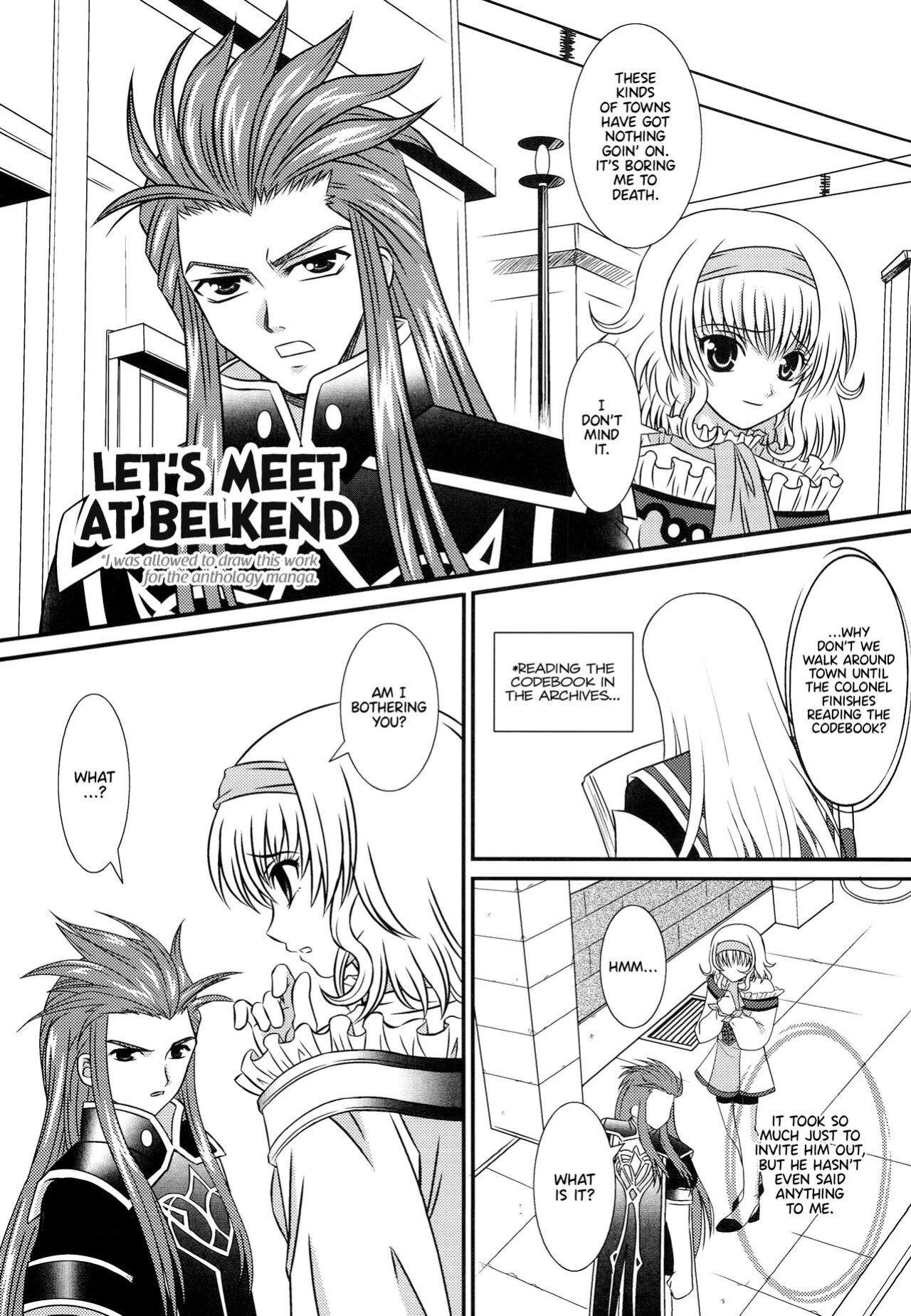 (C75) [PISCES (Hidaka Ryou)] Kokoro no Keiyakusha | Pact of the Heart (Tales of Symphonia) [TRJR]