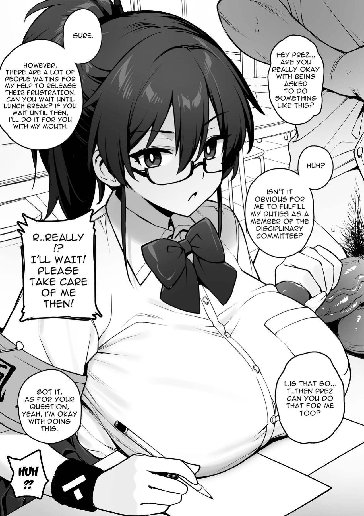Rumor Has It That the New President of the Disciplinary Committee Has a Huge Rack Vol.1+2