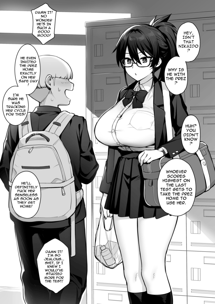 Rumor Has It That the New President of the Disciplinary Committee Has a Huge Rack Vol.1+2