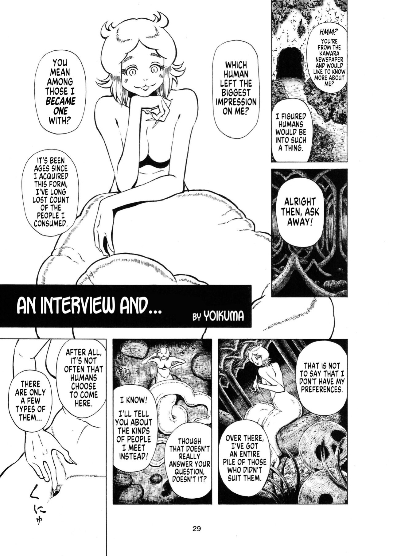 [Kasetsu Shirokuma Kakko Yoi (Yoikuma)] An Interview and... (Vore Lami ~Lamia OC Vore Collaboration Magazine~) [MegaFagget]