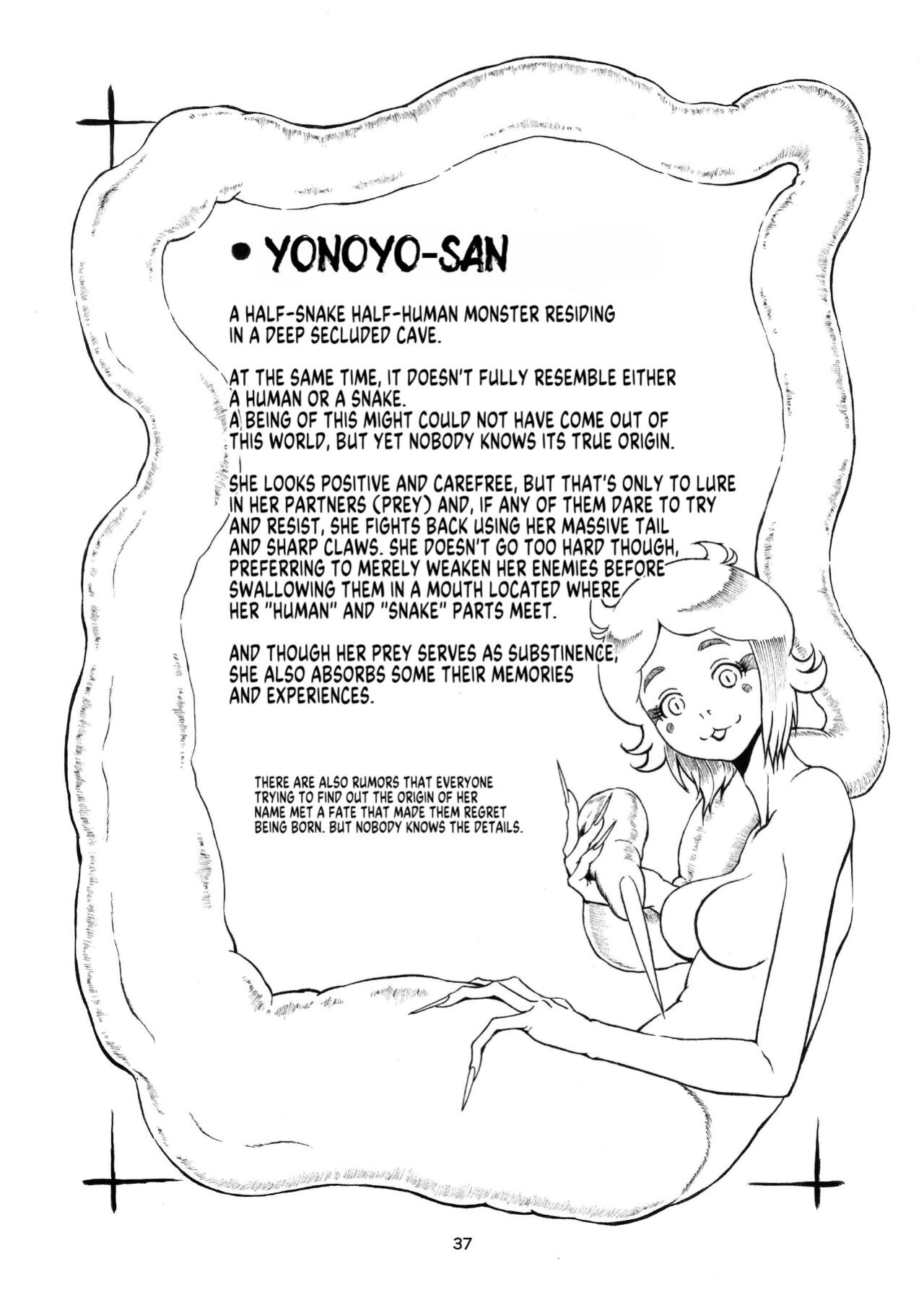 [Kasetsu Shirokuma Kakko Yoi (Yoikuma)] An Interview and... (Vore Lami ~Lamia OC Vore Collaboration Magazine~) [MegaFagget]