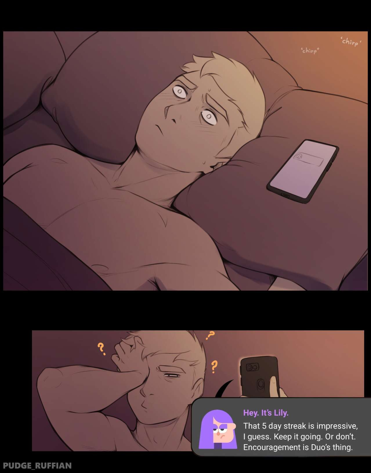[pudgeruffian] Lily (Duolingo)