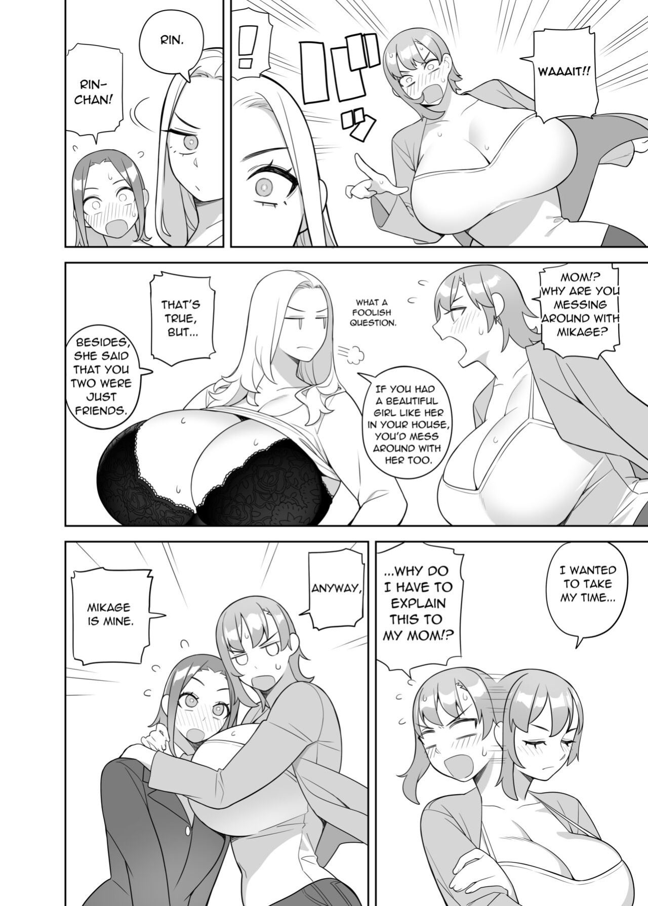 [Hidarikiki] Friend and Her Mom