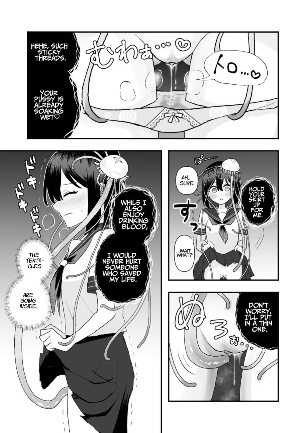 [Honeycomb Heim (Hachiya)] Ikai Ishukan ~Shokushu no Ongaeshi~ | Otherworld Interspecies Sex ~The Tentacle Returns~ [Cottoid]