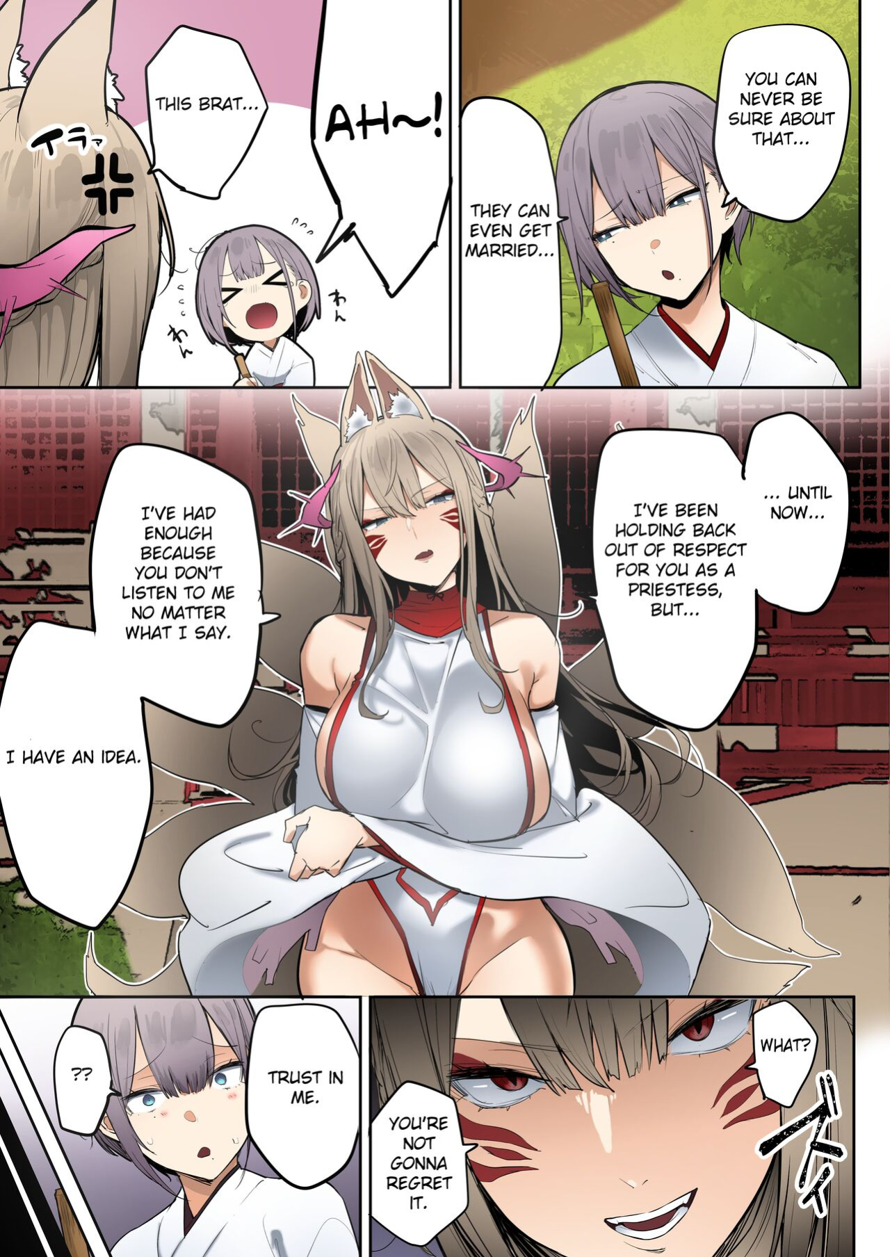 [Ofuton de Suyaa (Mitsudoue)] Inari-sama no Iu Toori [Colorized] [Fated Circle] [SPDSD]