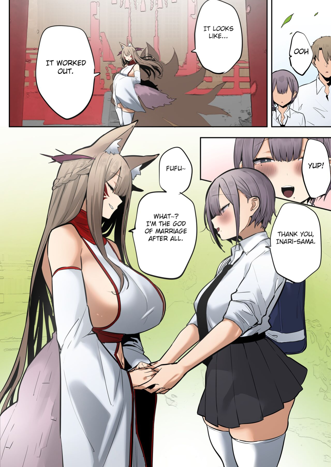 [Ofuton de Suyaa (Mitsudoue)] Inari-sama no Iu Toori [Colorized] [Fated Circle] [SPDSD]