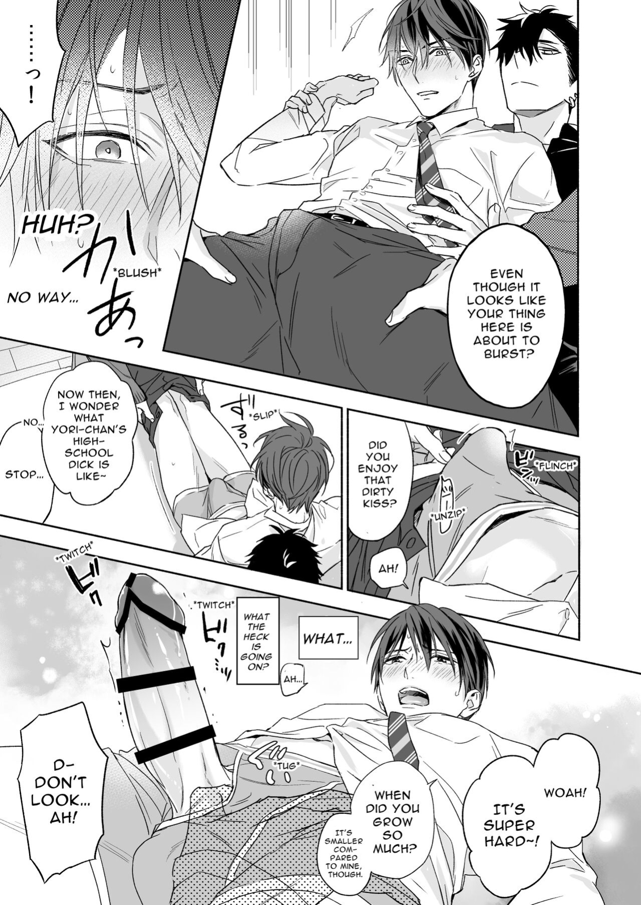 [NS (Nabara Shouko)] Tachi to Neko Docchi ga Ii no? | Top or Bottom? ~Sweaty 3-Way Sex~