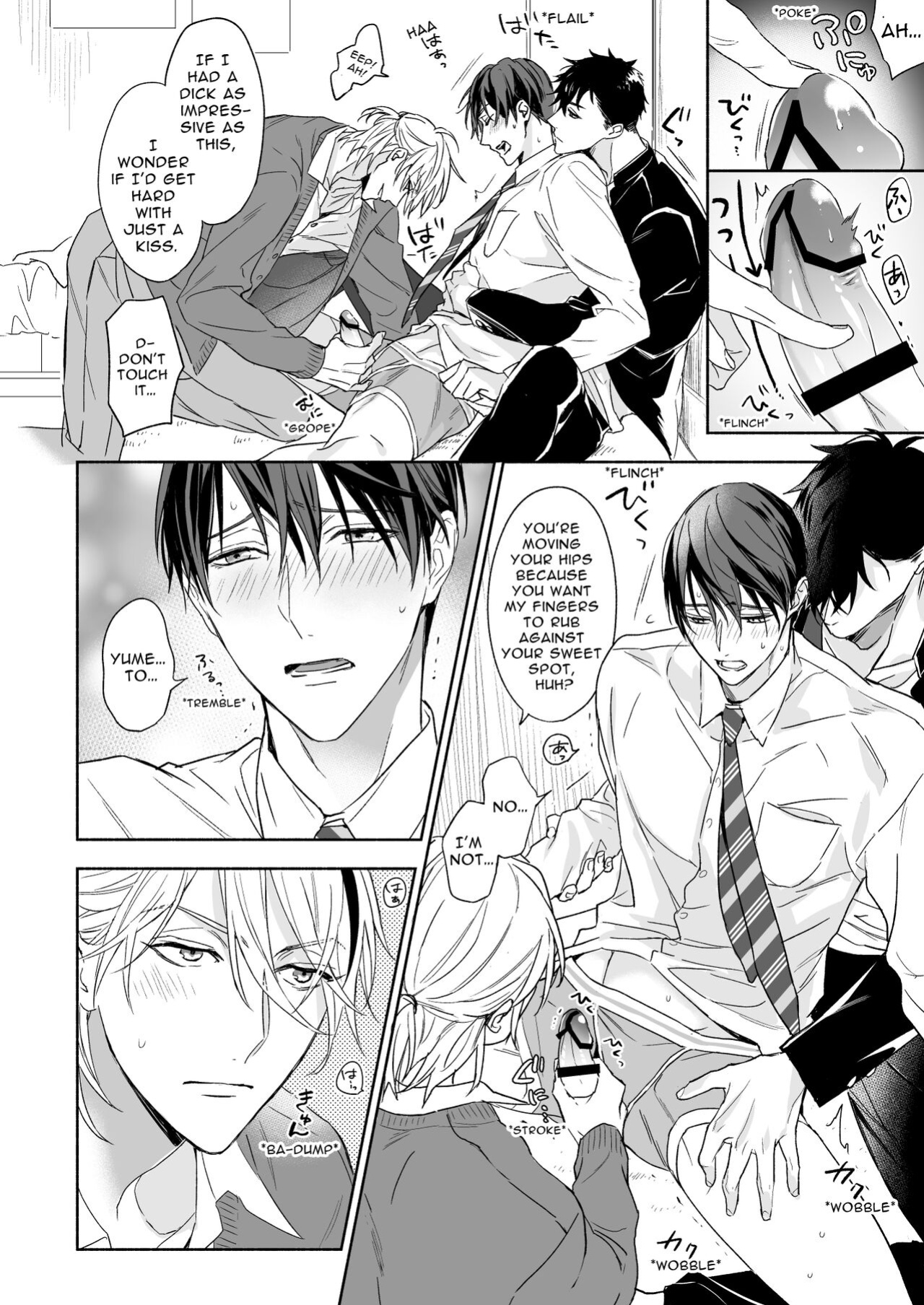 [NS (Nabara Shouko)] Tachi to Neko Docchi ga Ii no? | Top or Bottom? ~Sweaty 3-Way Sex~