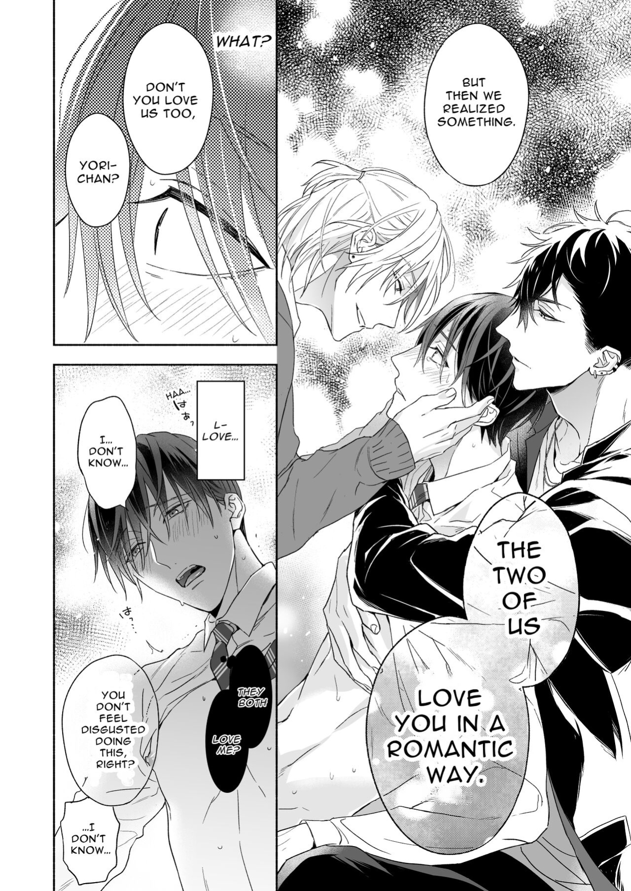 [NS (Nabara Shouko)] Tachi to Neko Docchi ga Ii no? | Top or Bottom? ~Sweaty 3-Way Sex~