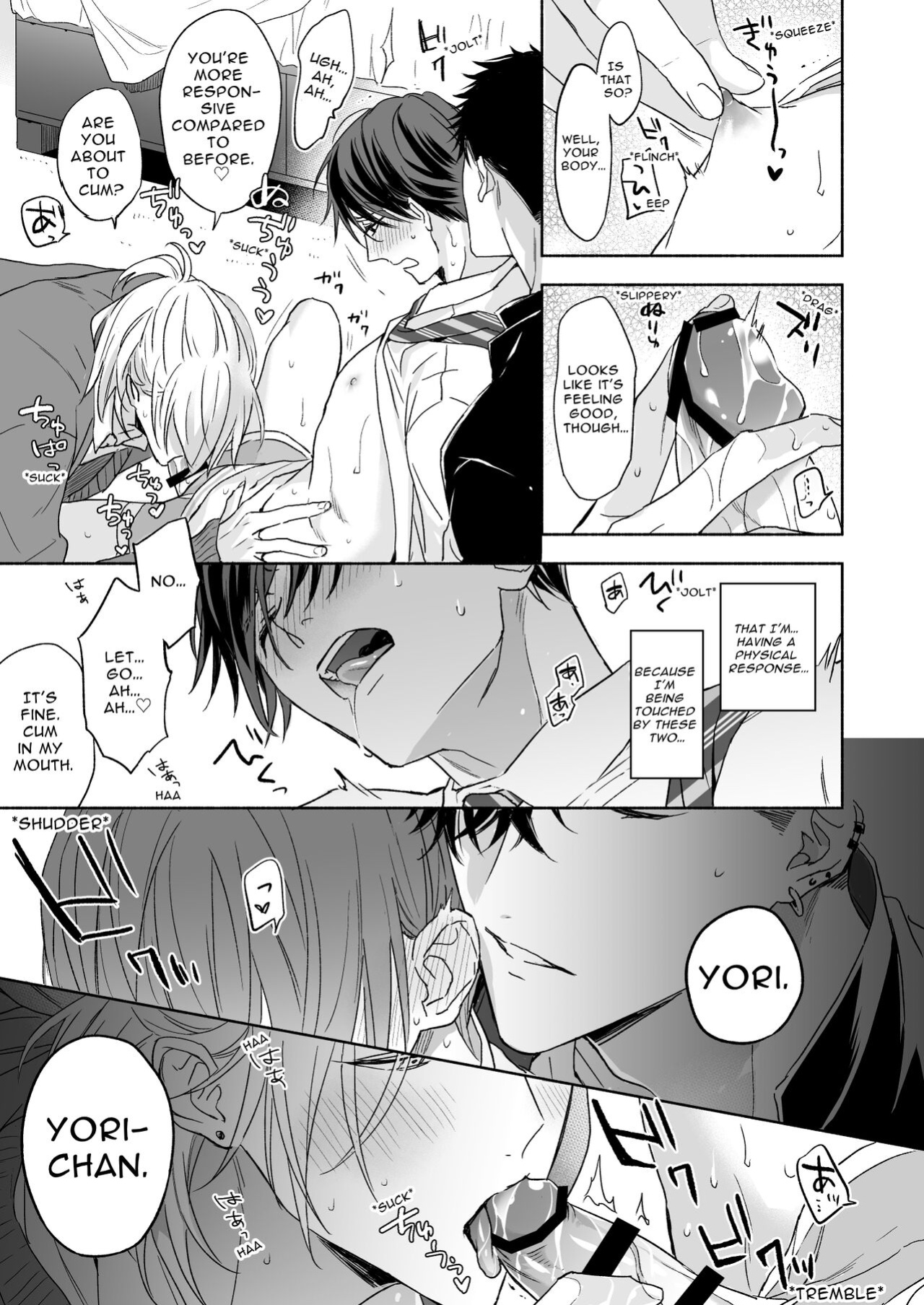 [NS (Nabara Shouko)] Tachi to Neko Docchi ga Ii no? | Top or Bottom? ~Sweaty 3-Way Sex~