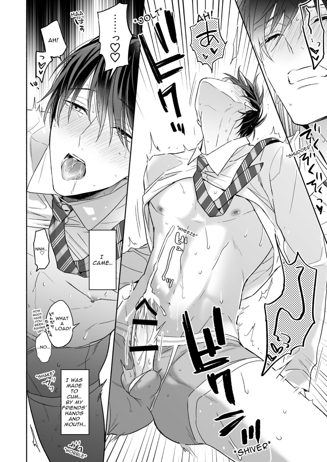 [NS (Nabara Shouko)] Tachi to Neko Docchi ga Ii no? | Top or Bottom? ~Sweaty 3-Way Sex~