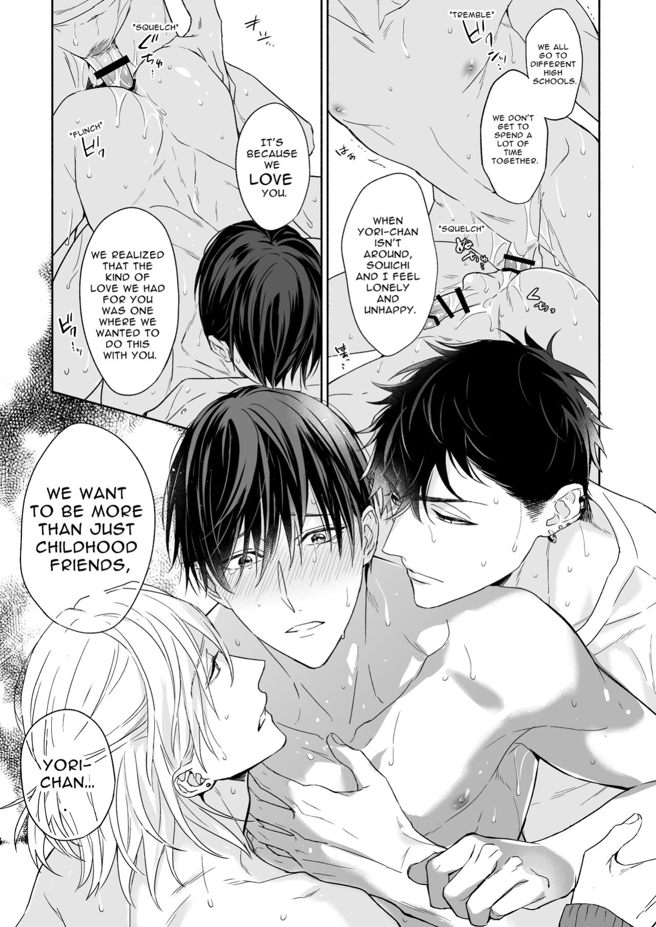 [NS (Nabara Shouko)] Tachi to Neko Docchi ga Ii no? | Top or Bottom? ~Sweaty 3-Way Sex~