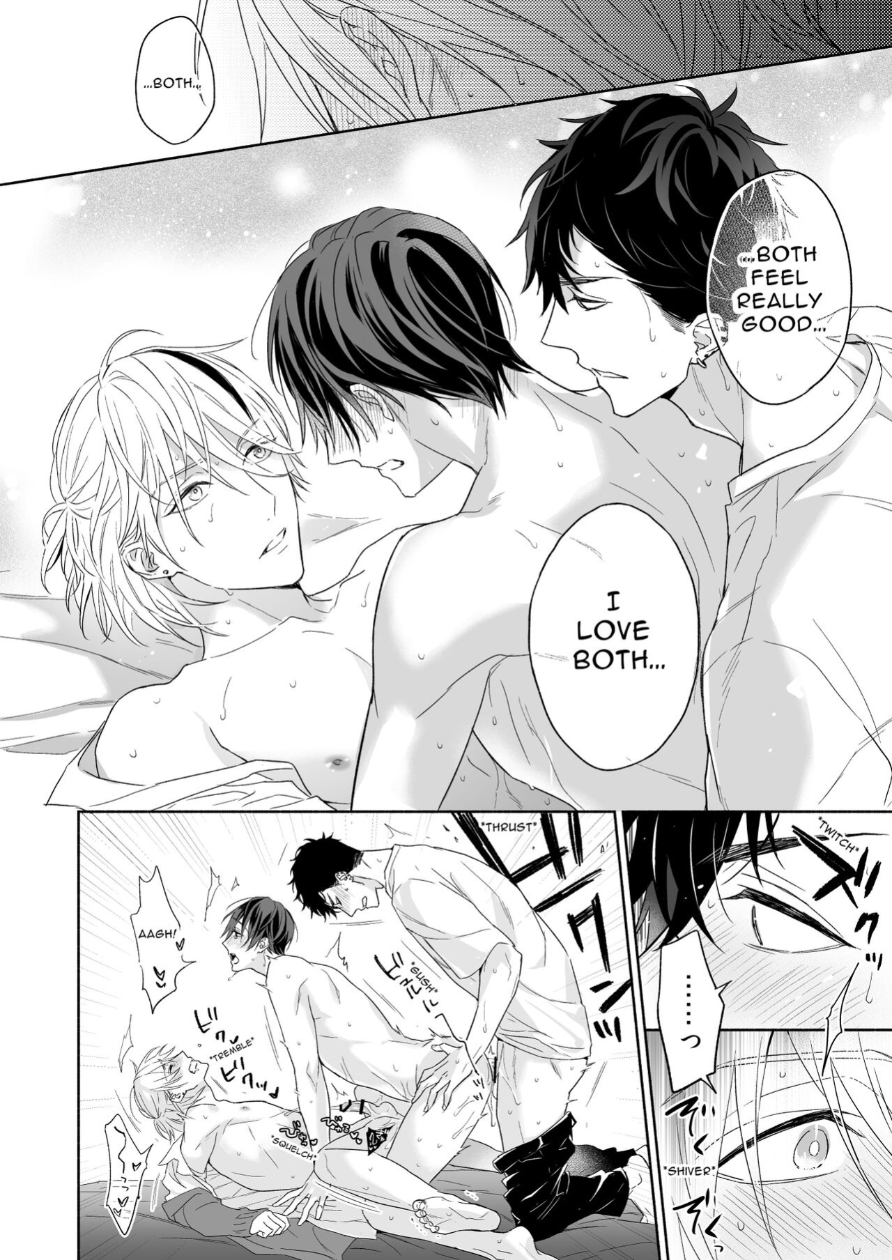 [NS (Nabara Shouko)] Tachi to Neko Docchi ga Ii no? | Top or Bottom? ~Sweaty 3-Way Sex~