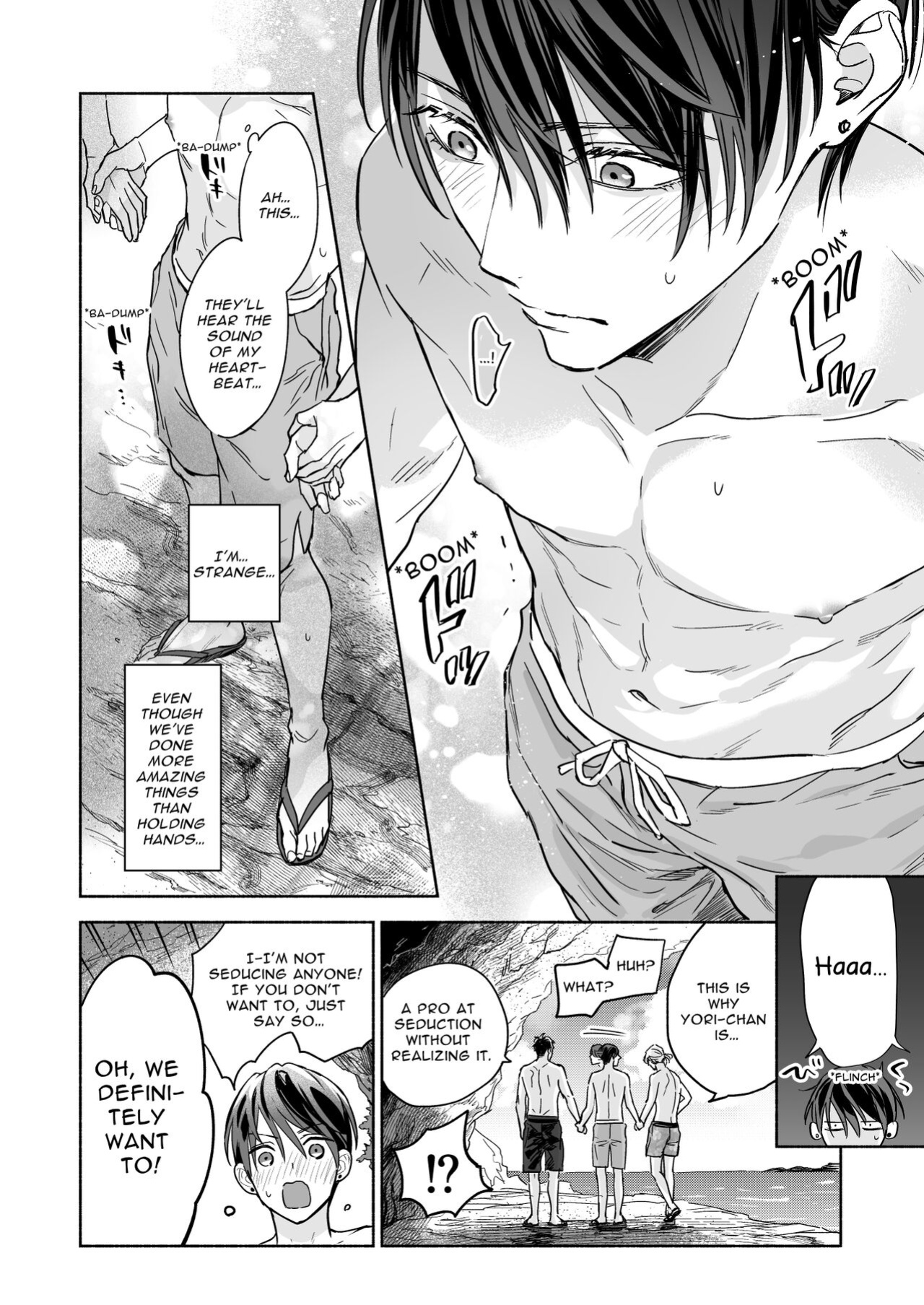 [NS (Nabara Shouko)] Tachi to Neko Docchi ga Ii no? | Top or Bottom? 3 ~Vacation 3-way Sex~