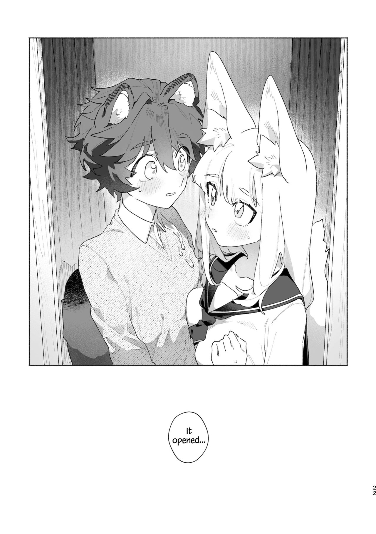 [pink carrot (usachanGET)] Otoko ga Uke - Kitsune-chan X Tanuki-kun | ♂ ga uke. Kitsune-chan × tanuki-kun [Tabunne Scans]
