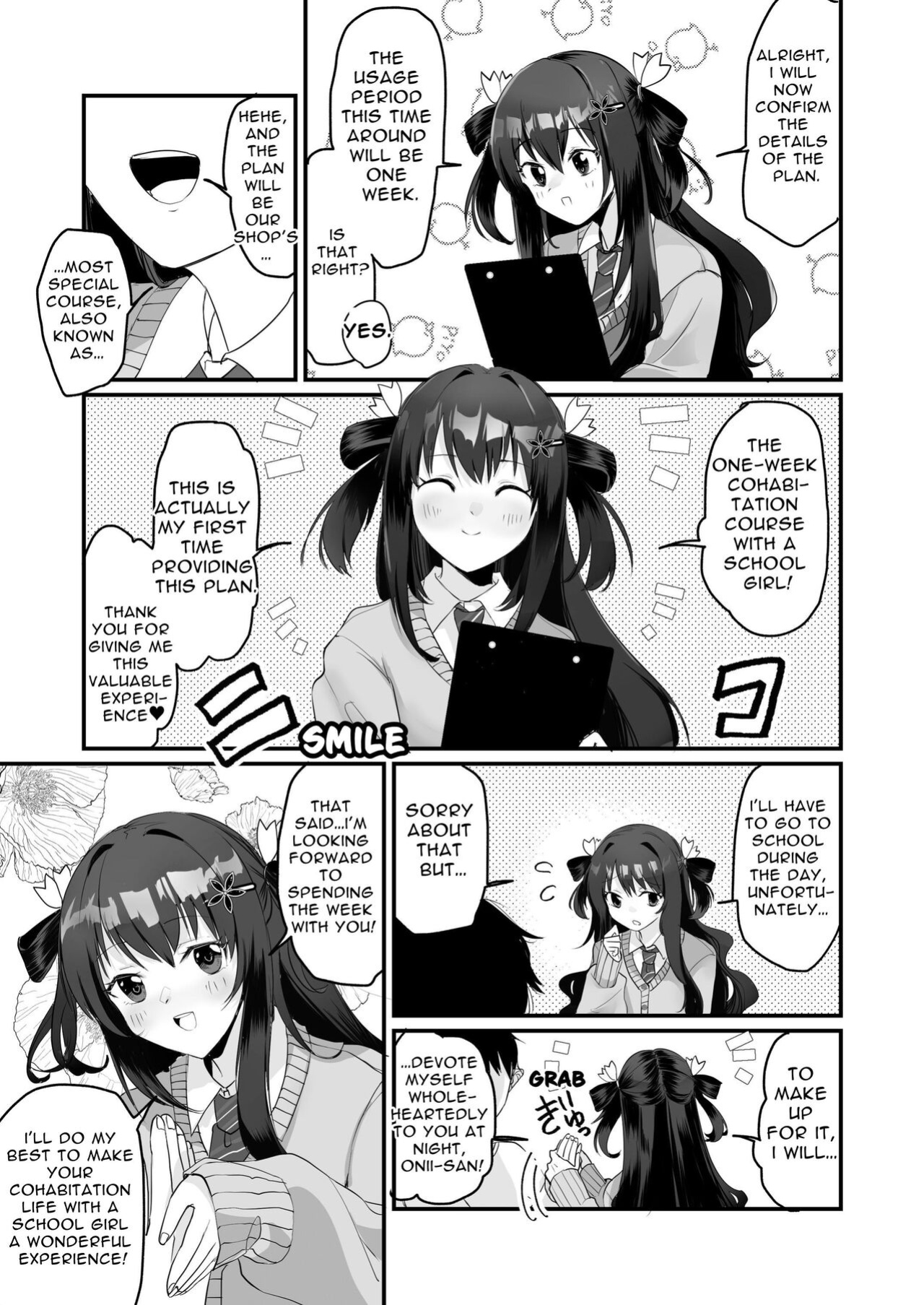 [Whisp (Wada-chin)] Isshūkan, gen'eki JK to o ma n ko mansai no dōsei [tsuyoshi]