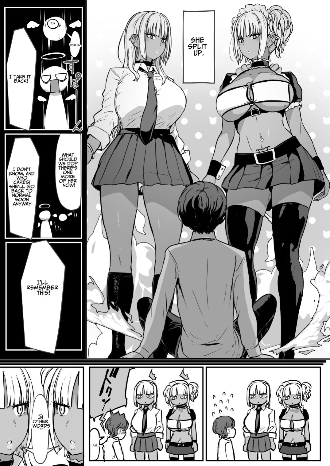 [NOSEBLEED (Miyamoto Issa)] Kuro Gal Maid Inma, Goshu o Kuu. 2 | Kuro-Gyaru Succubus Maid Devours Her Master. 2 [Benri]