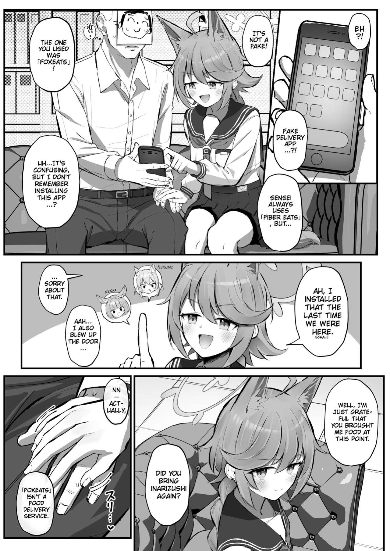 [Sakaetenai desu. (Sakae)] FOX EATS de-su (Blue Archive)