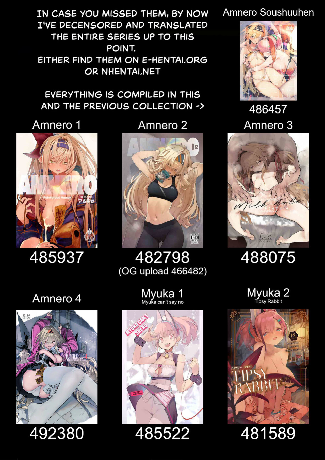 [Hyoco Road (Hyocorou)] AMNERO Soushuuhen 2 - AMNERO3&4+OMAKE [StickyRicky]