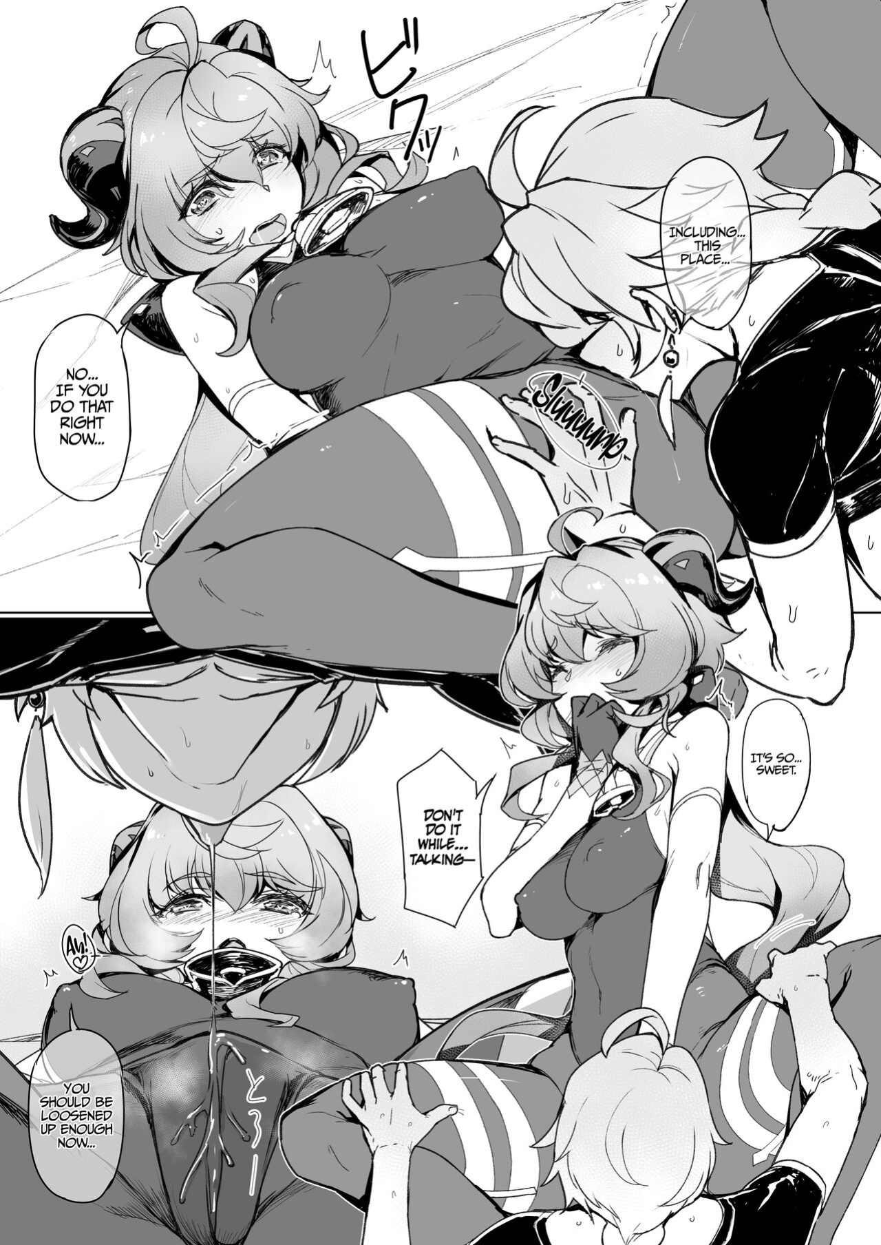 [Jikansa-Kougeki (Tooya Daisuke)] Amai Tsuyu -Sweet dew- (Genshin Impact) [LunaticSeibah]