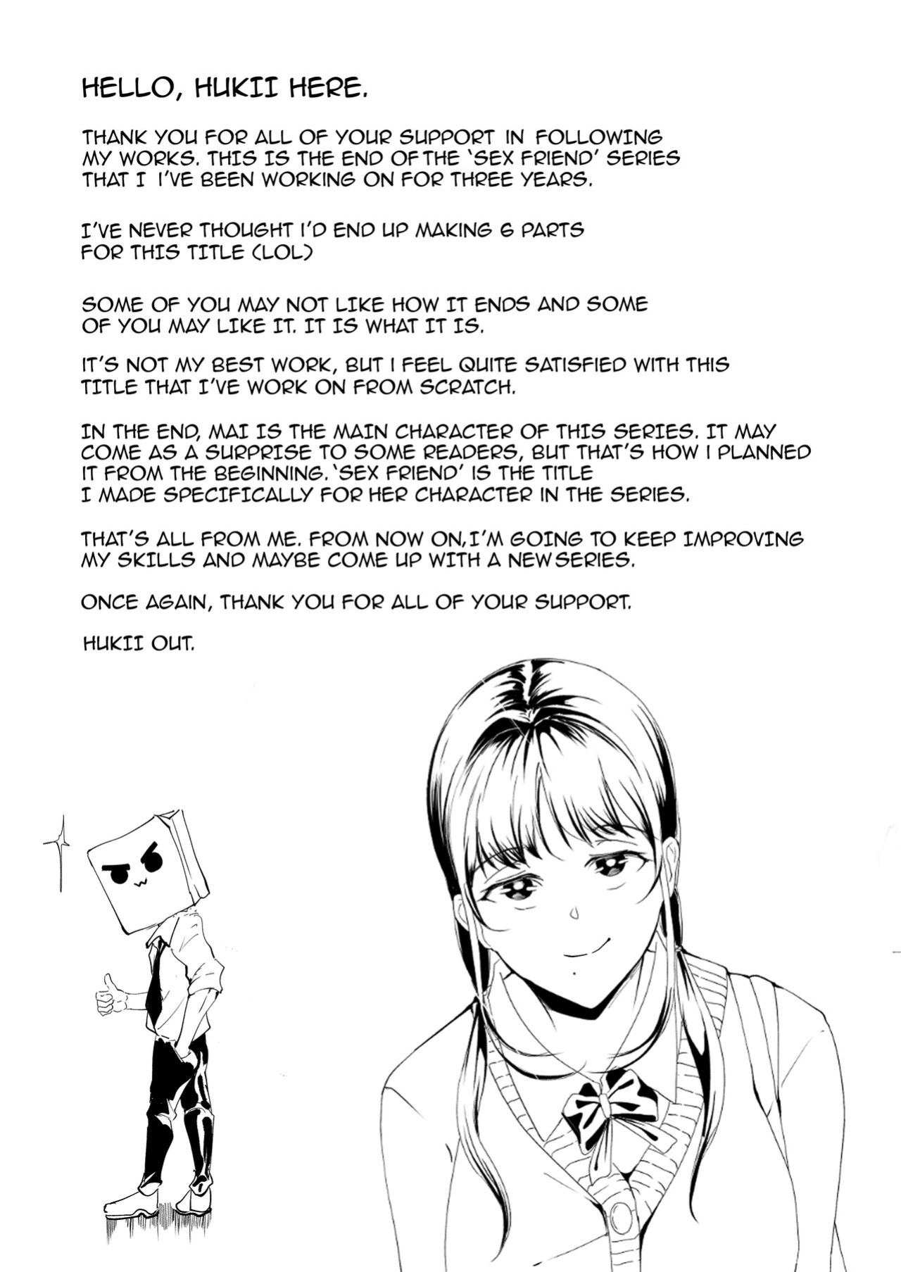 (COMIFURO 15) [Jualan Demi Modal Gacha (Hukii)] Sex Friend 4: Finale [hiromasajun]