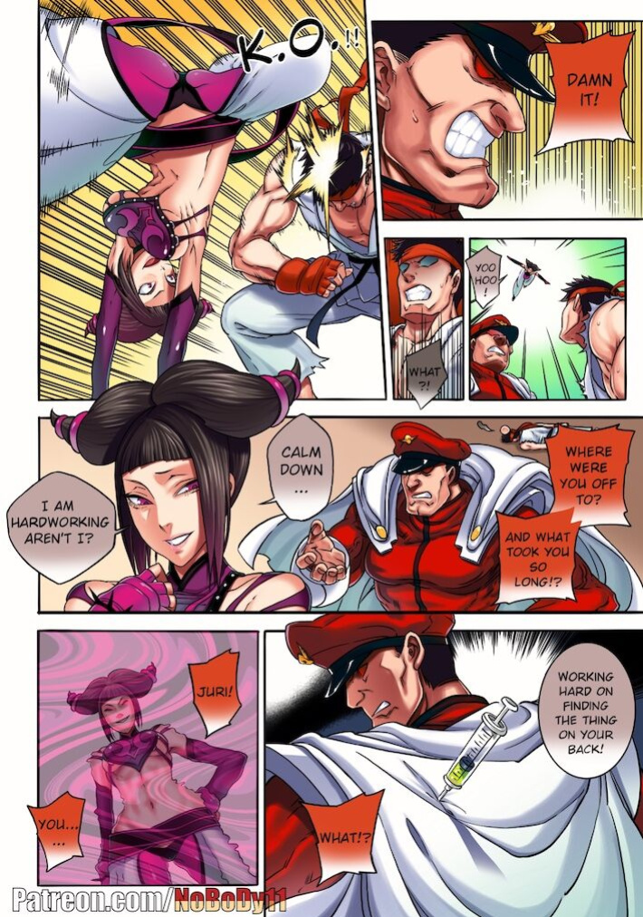 [Turtle.Fish.Paint (Hirame Sensei)] Lose Control (Street Fighter IV) - (Colored by NoBoDy11)