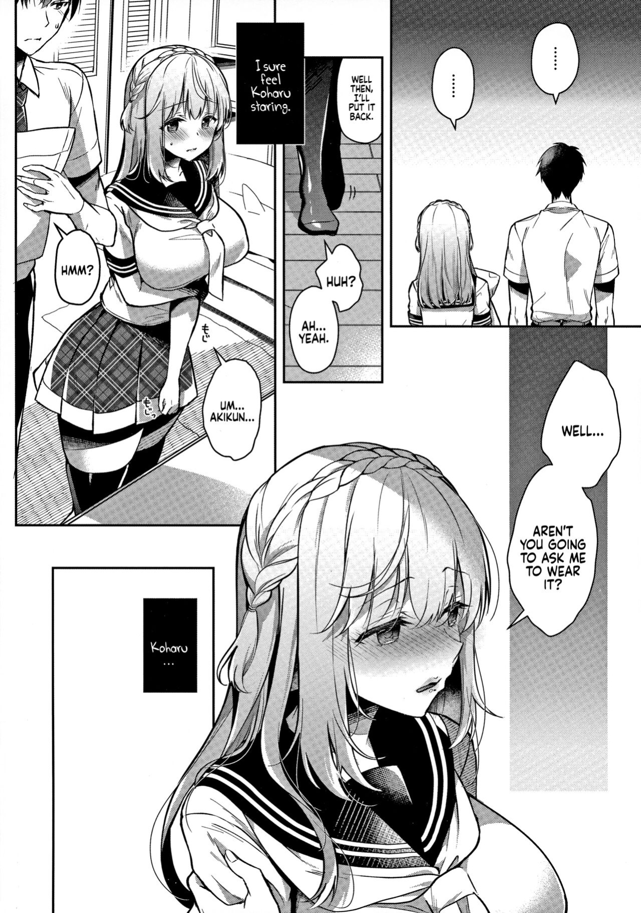 [Takashina Asahi] My Childhood Friend Girlfriend and her sexy underwear [Coffedrug]