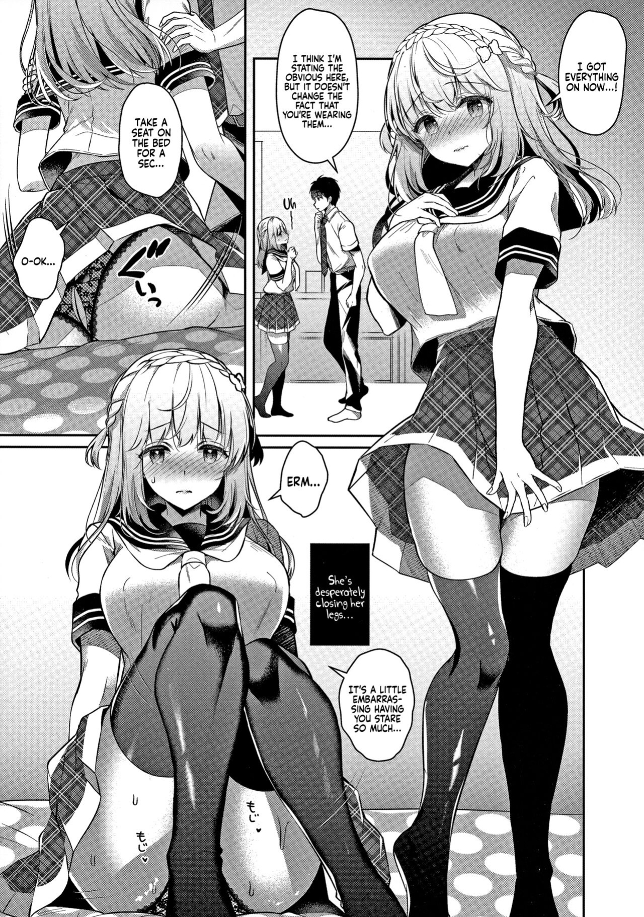 [Takashina Asahi] My Childhood Friend Girlfriend and her sexy underwear [Coffedrug]